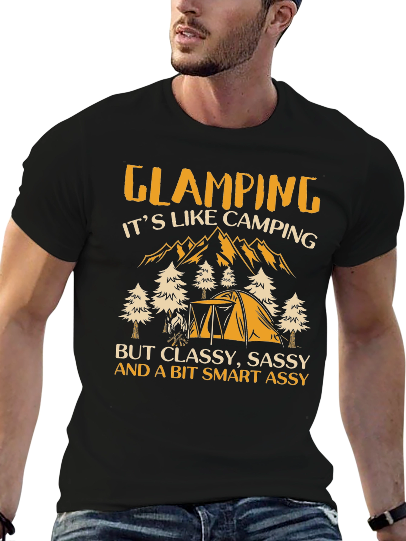 Glamping Sassy Camping T-Shirt