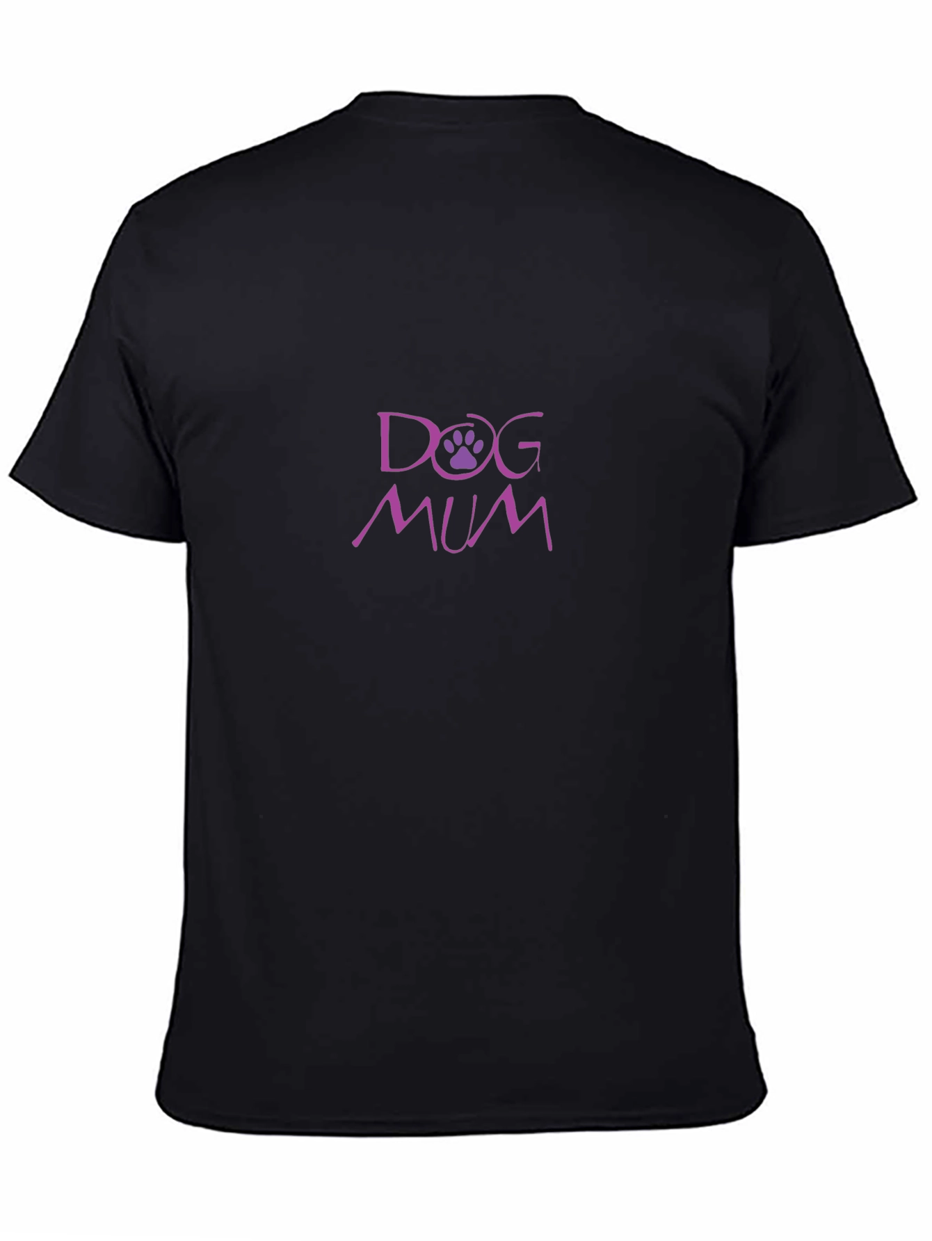 Dog Mum T-Shirt - Black Casual Wear
