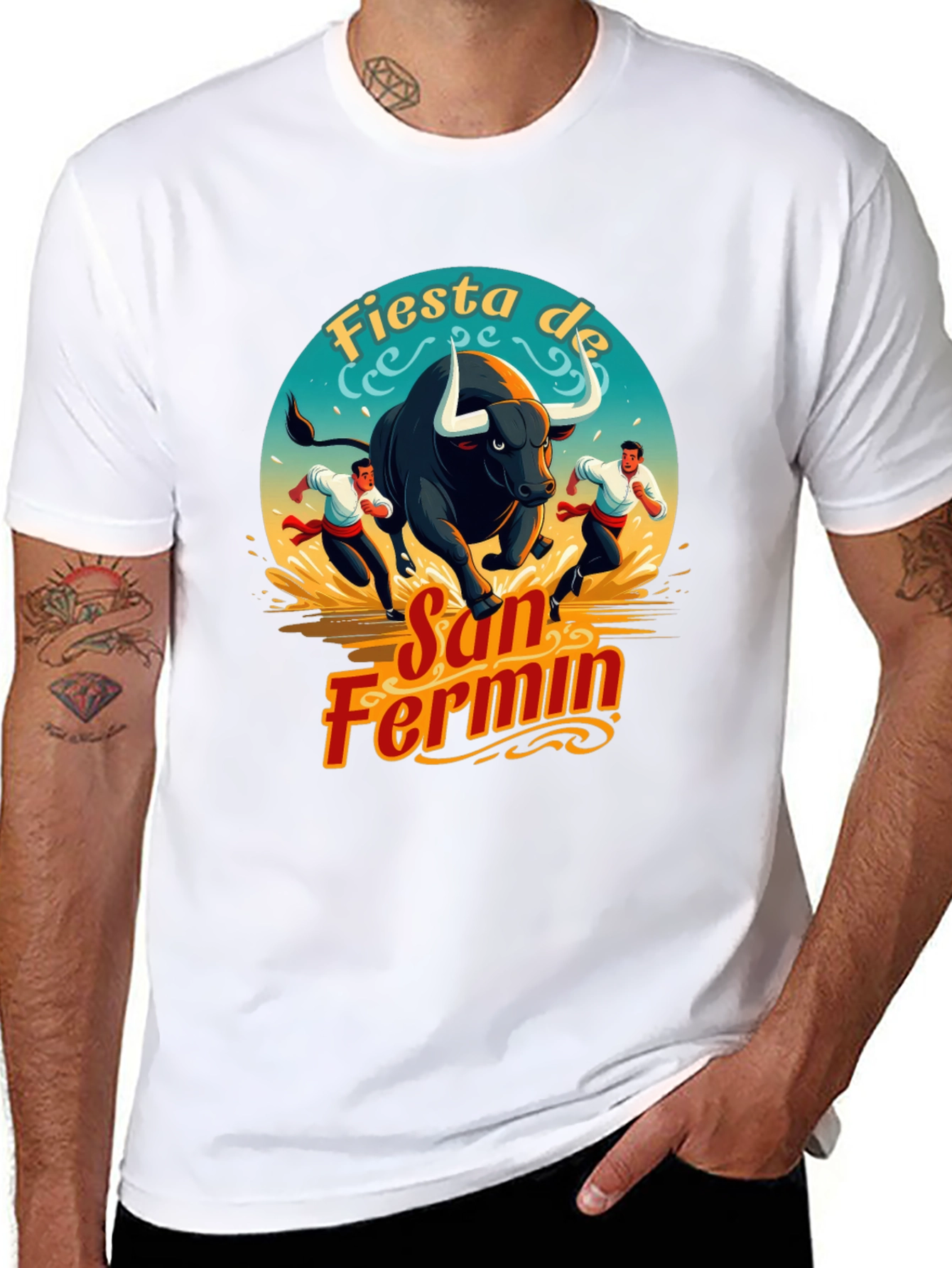 Fiesta de San Fermin Graphic Tee