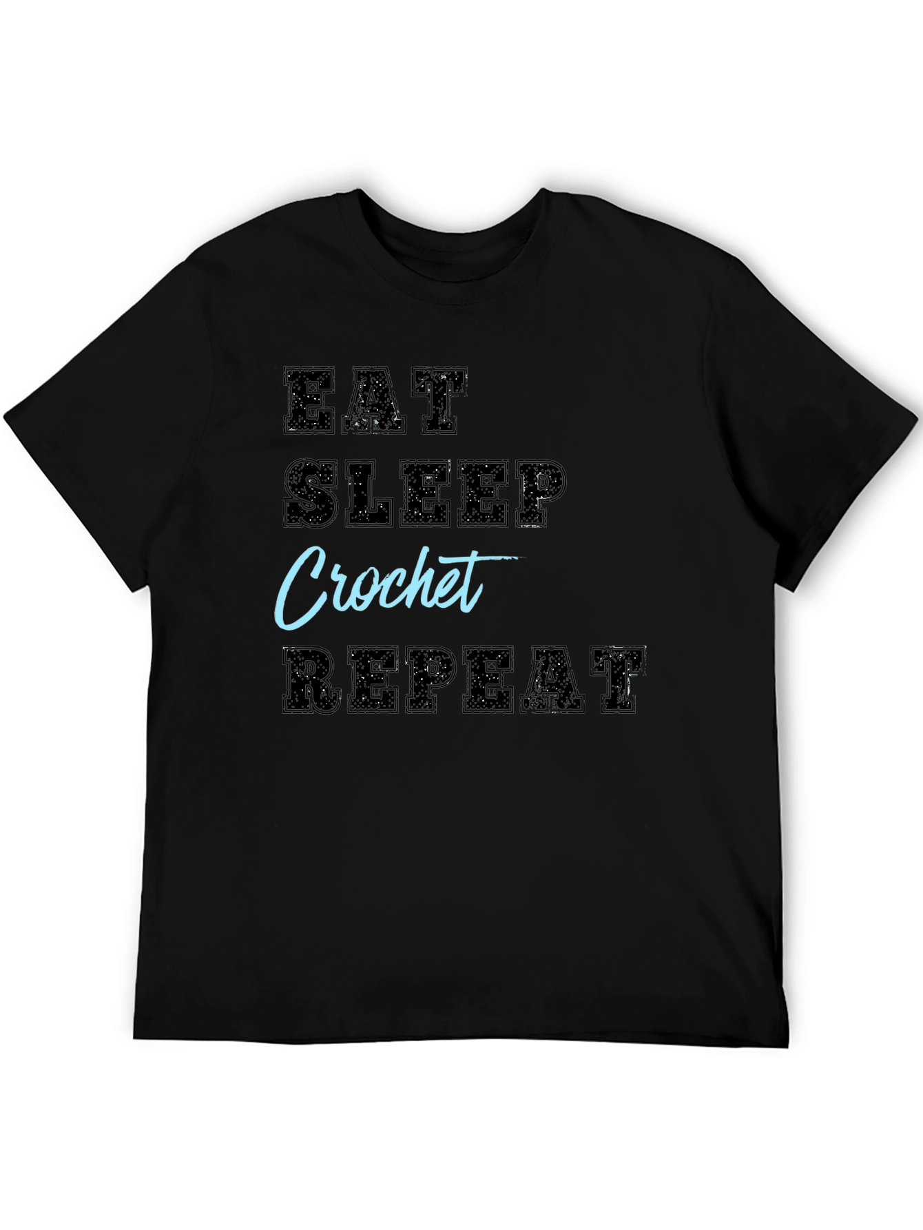 Eat Sleep Crochet Repeat T-Shirt