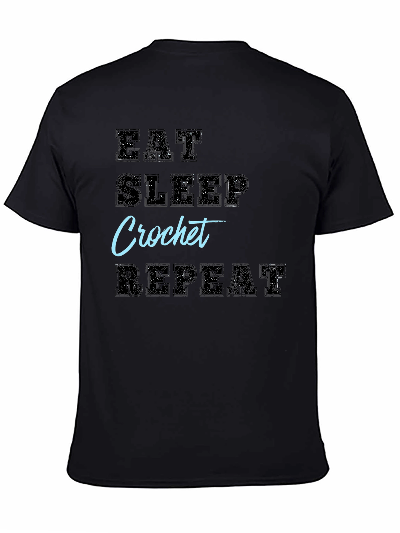 Eat Sleep Crochet Repeat T-Shirt