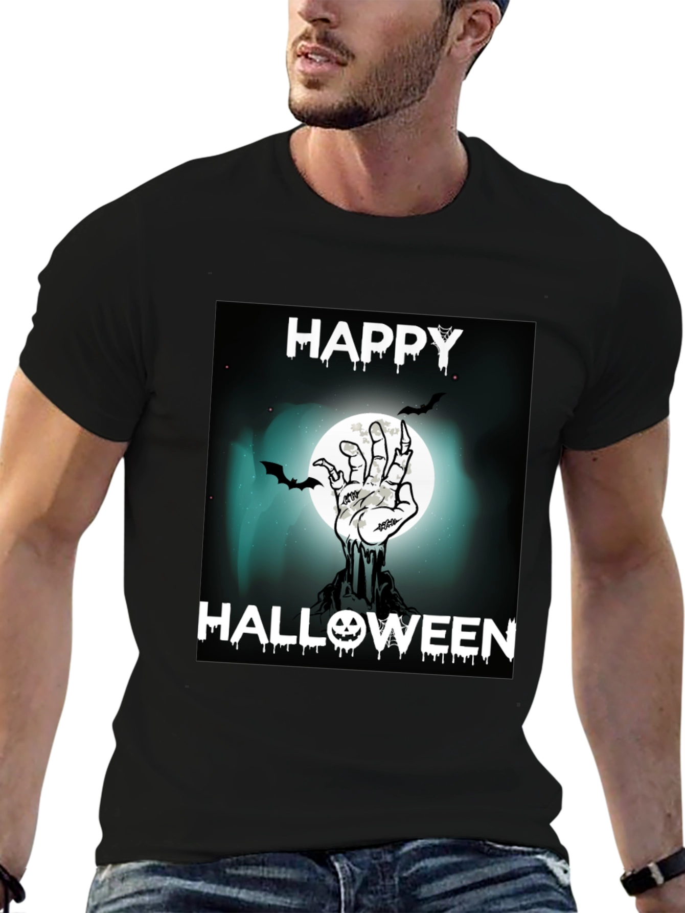 Happy Halloween Zombie Hand T-Shirt