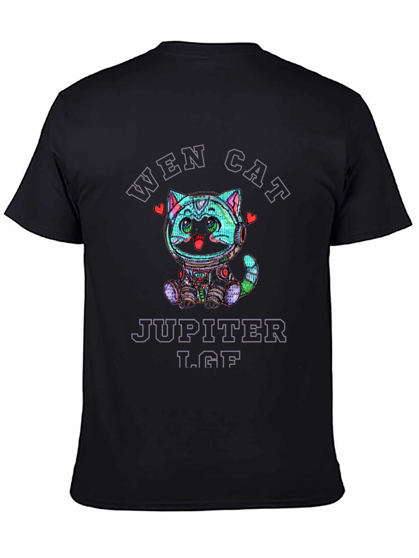 Wen Cat Jupiter LGF Black T-Shirt