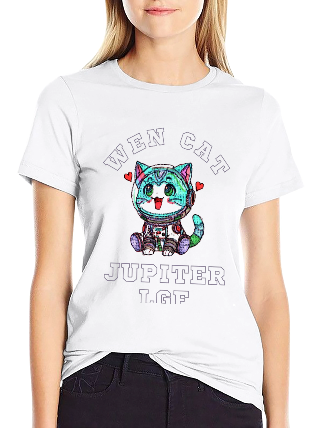 Wen Cat Jupiter LGF Black T-Shirt