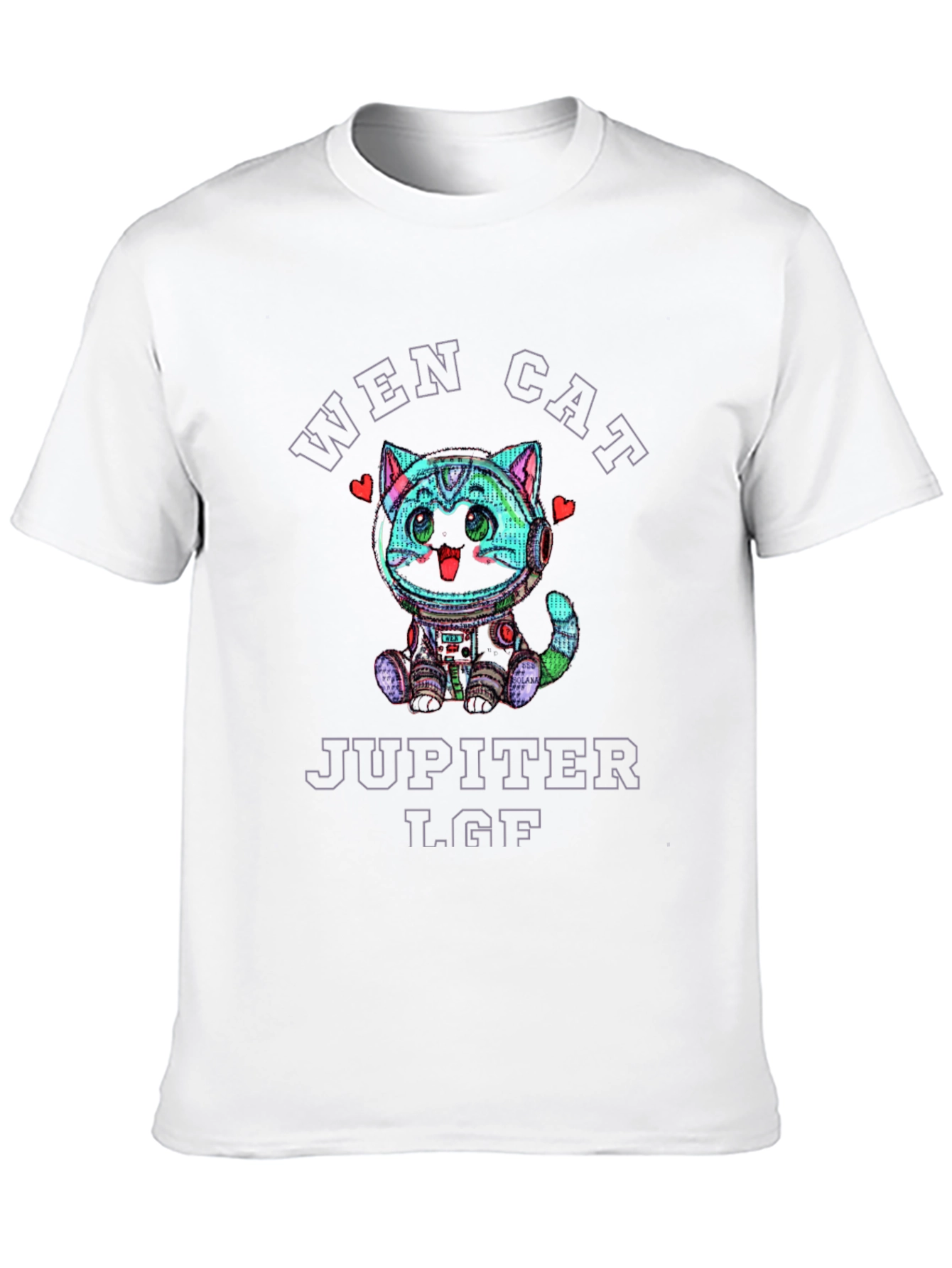 Wen Cat Jupiter LGF Black T-Shirt
