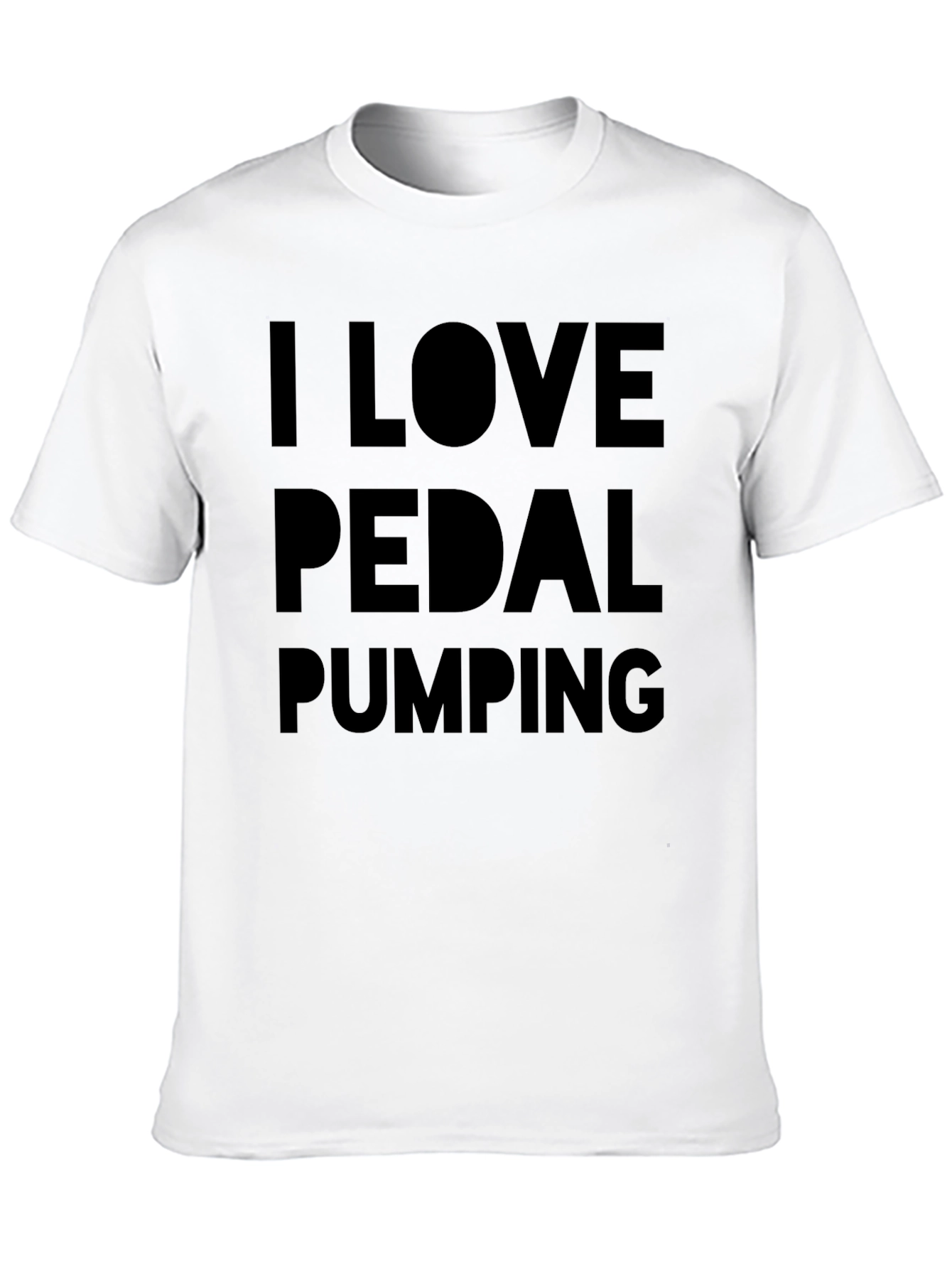 I Love Pedal Pumping Black T-Shirt