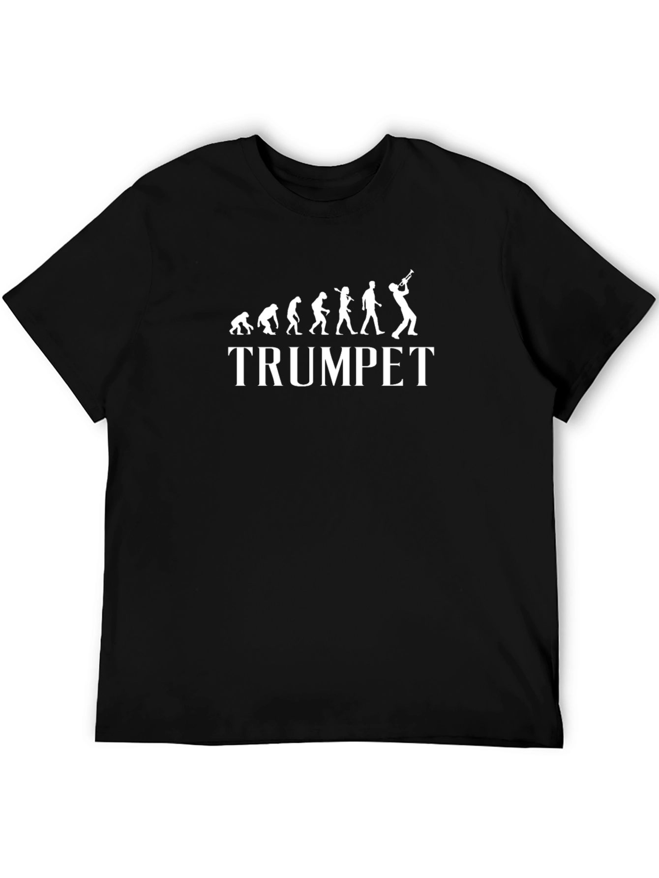 Trumpet Evolution T-Shirt Funny Musician Tee