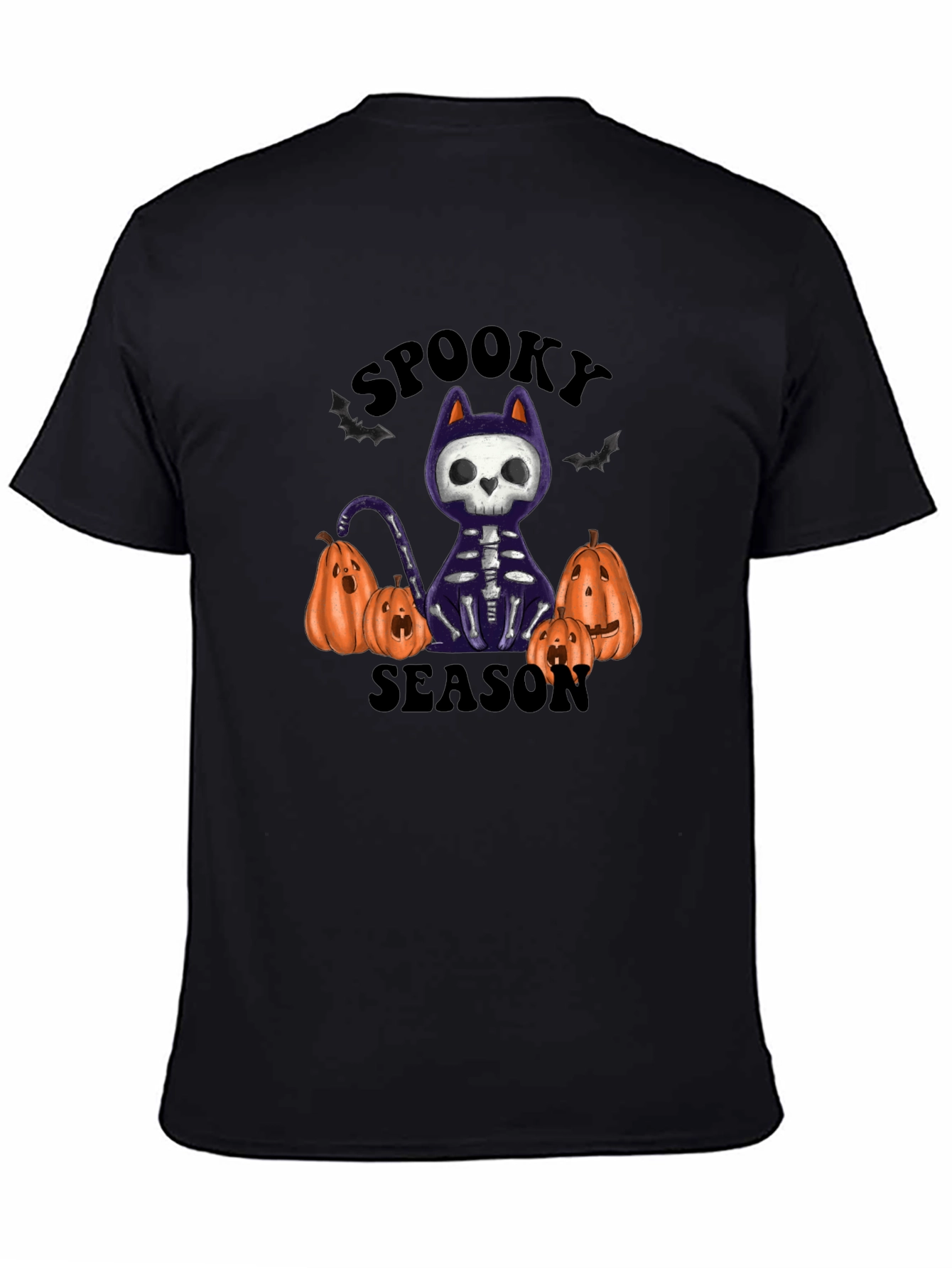 Spooky Season Skeleton Cat T-Shirt