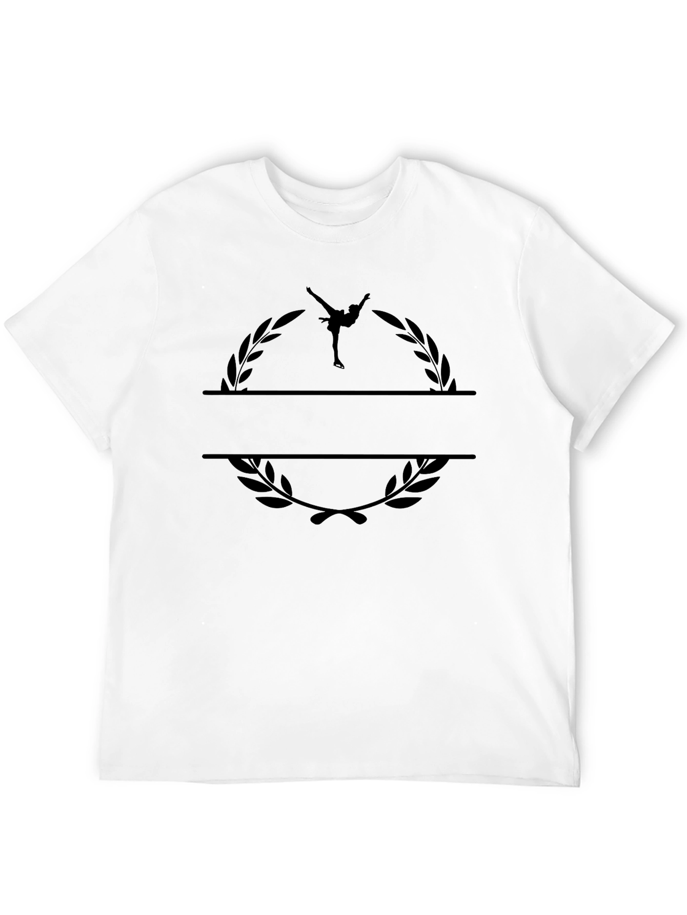Black Figure Skater Laurel T-Shirt