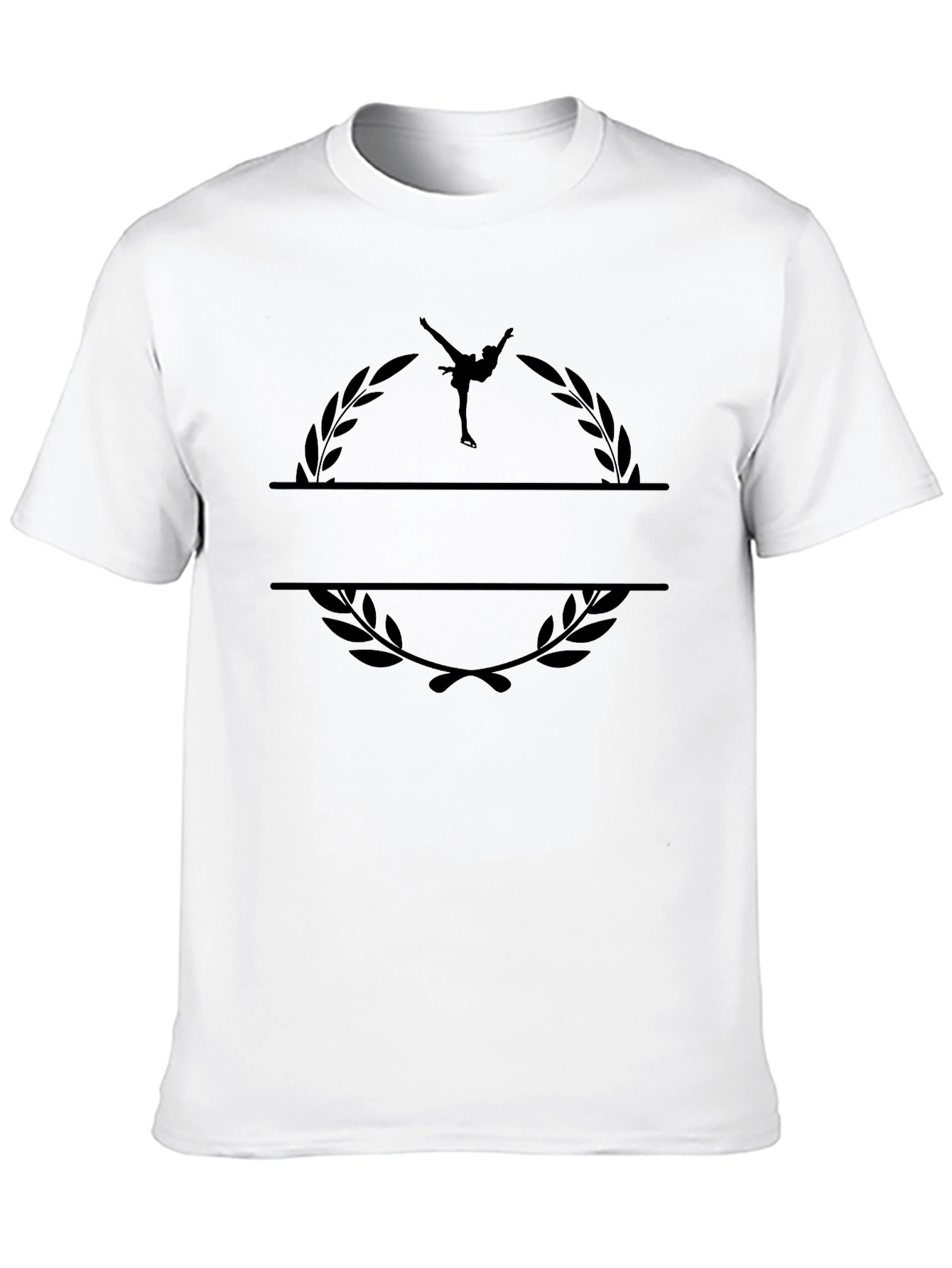 Black Figure Skater Laurel T-Shirt