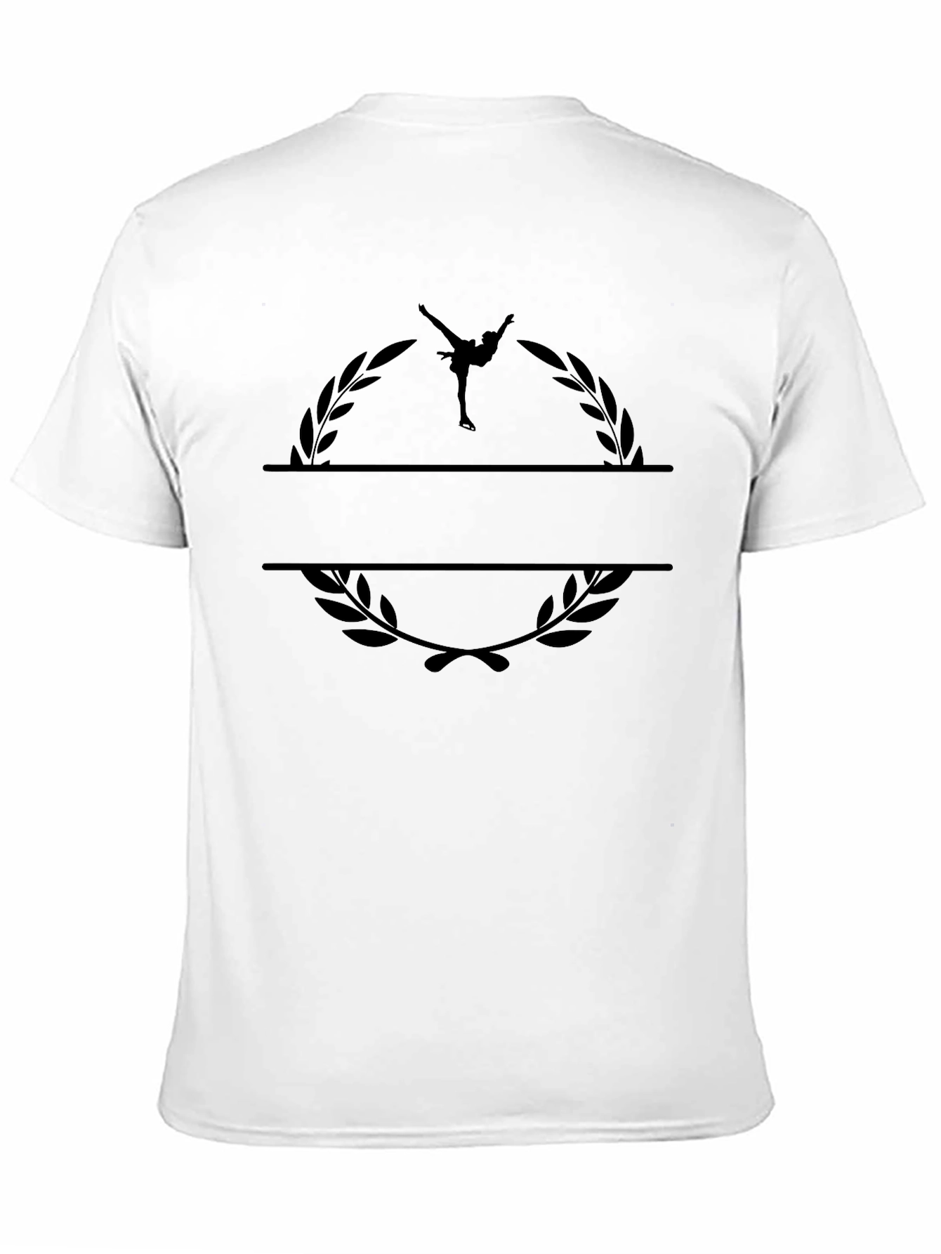 Black Figure Skater Laurel T-Shirt