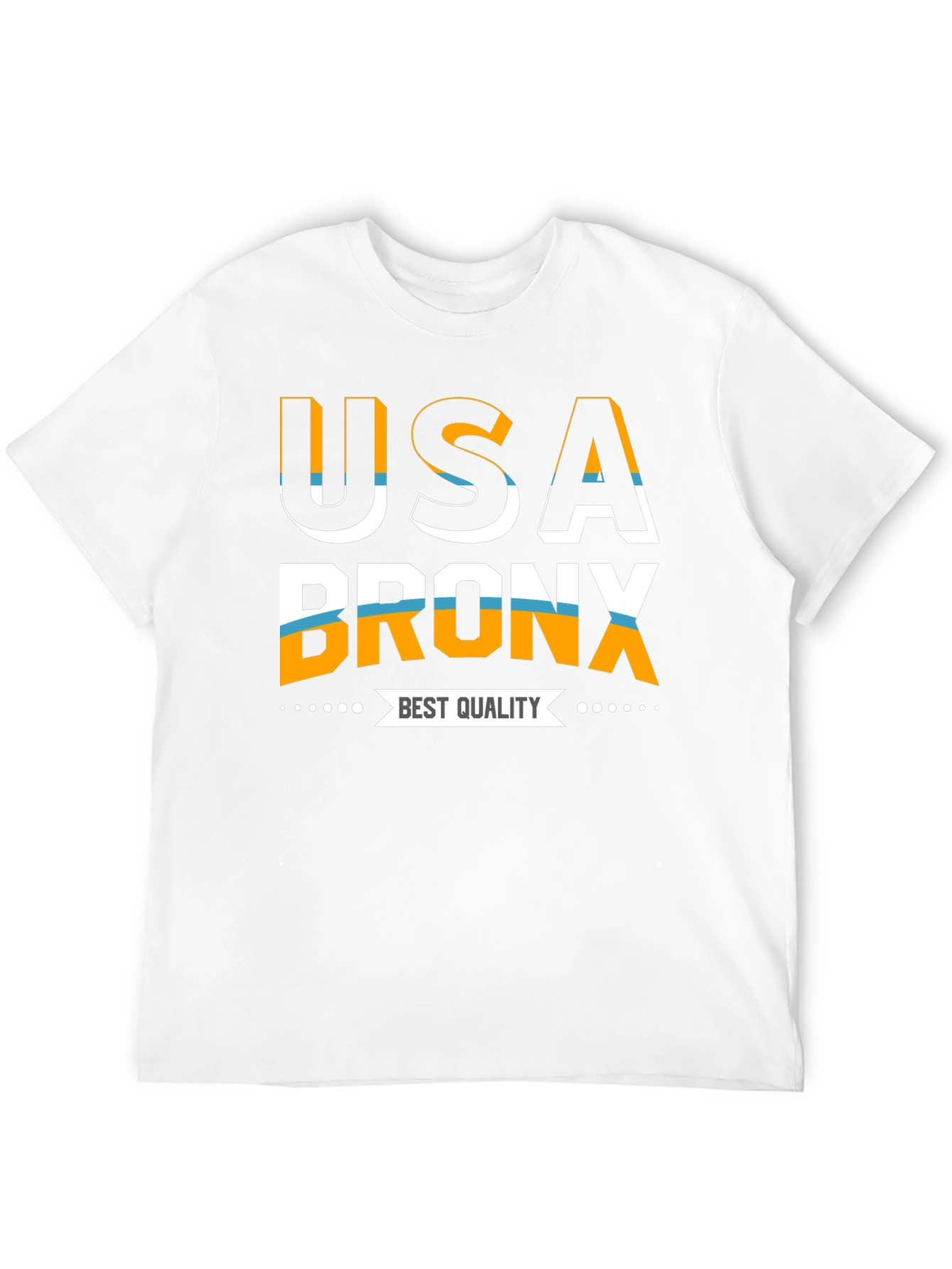 USA Bronx Best Quality Black T-Shirt