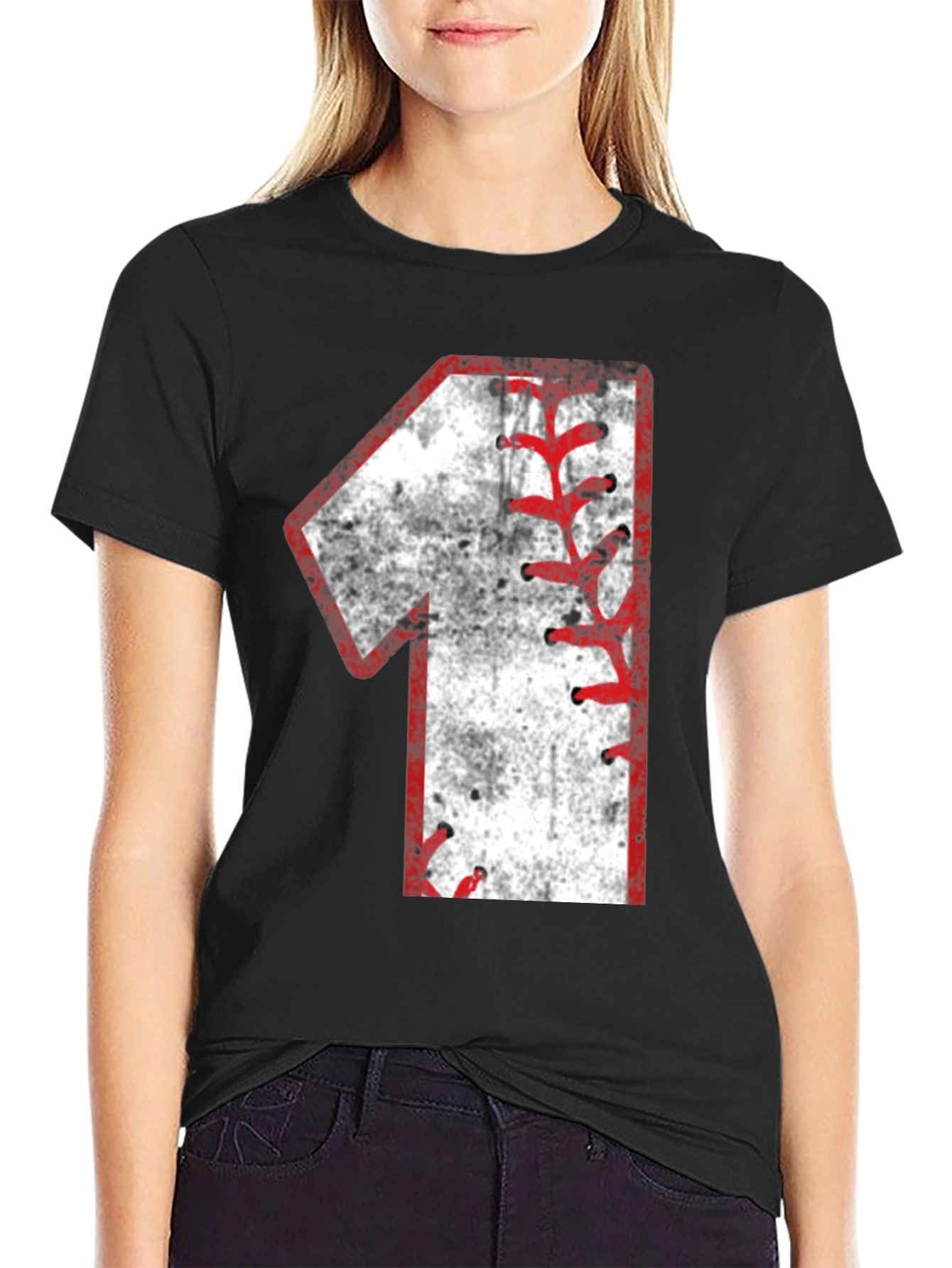 Baseball Number 1 Graphic Tee
