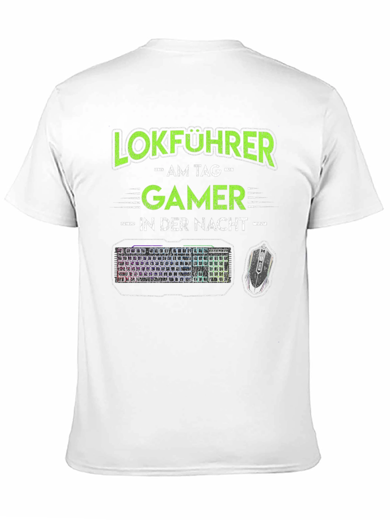 Lokführer Gamer T-Shirt - Train Driver Gaming Tee