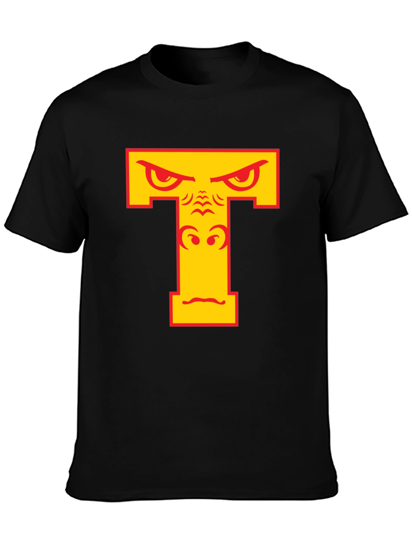 Angry Gorilla T Graphic Black T-Shirt