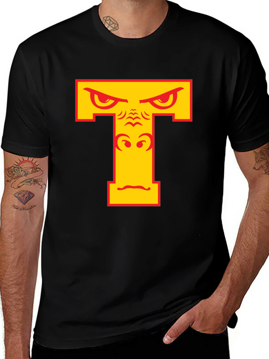 Angry Gorilla T Graphic Black T-Shirt