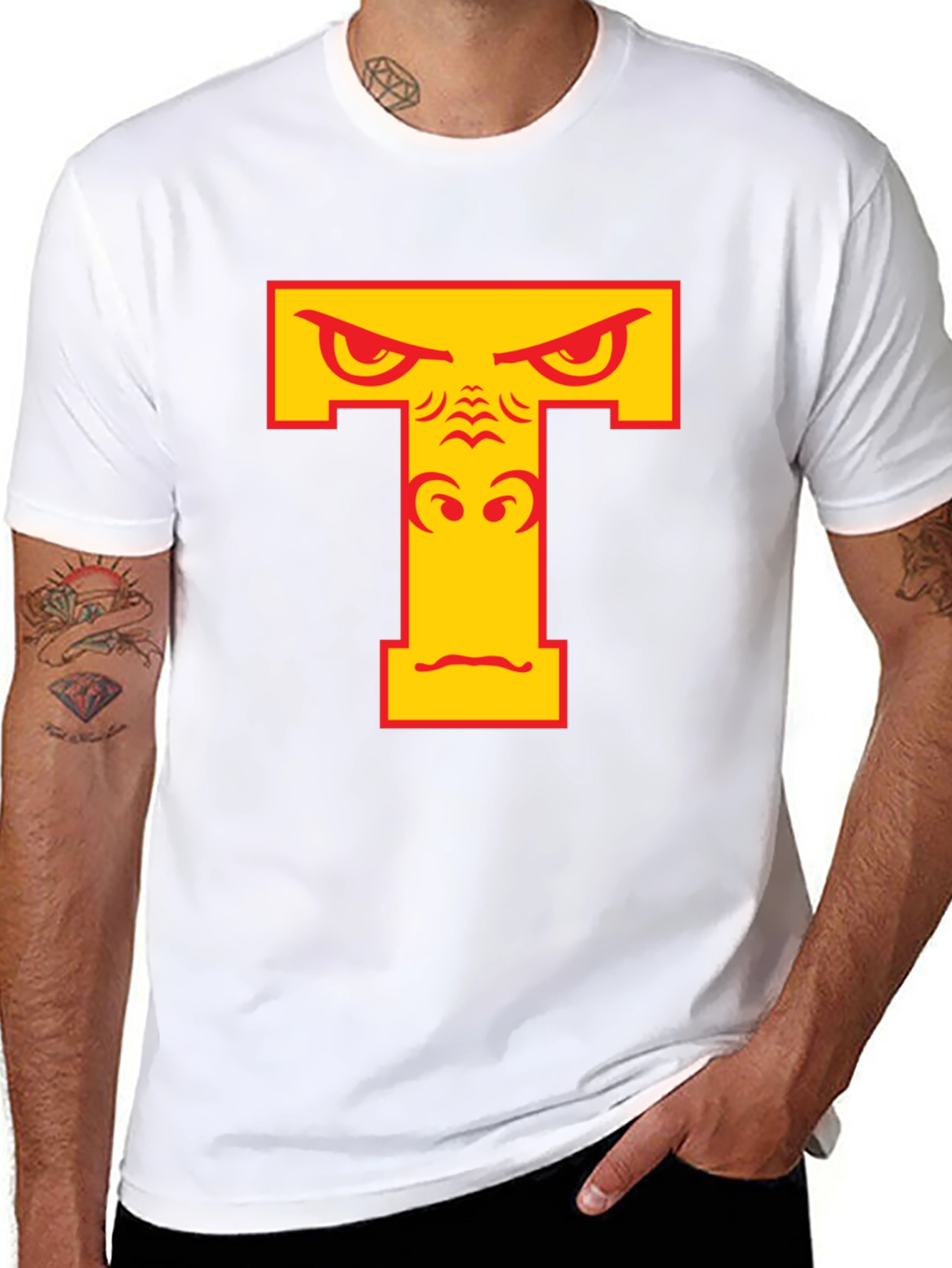 Angry Gorilla T Graphic Black T-Shirt
