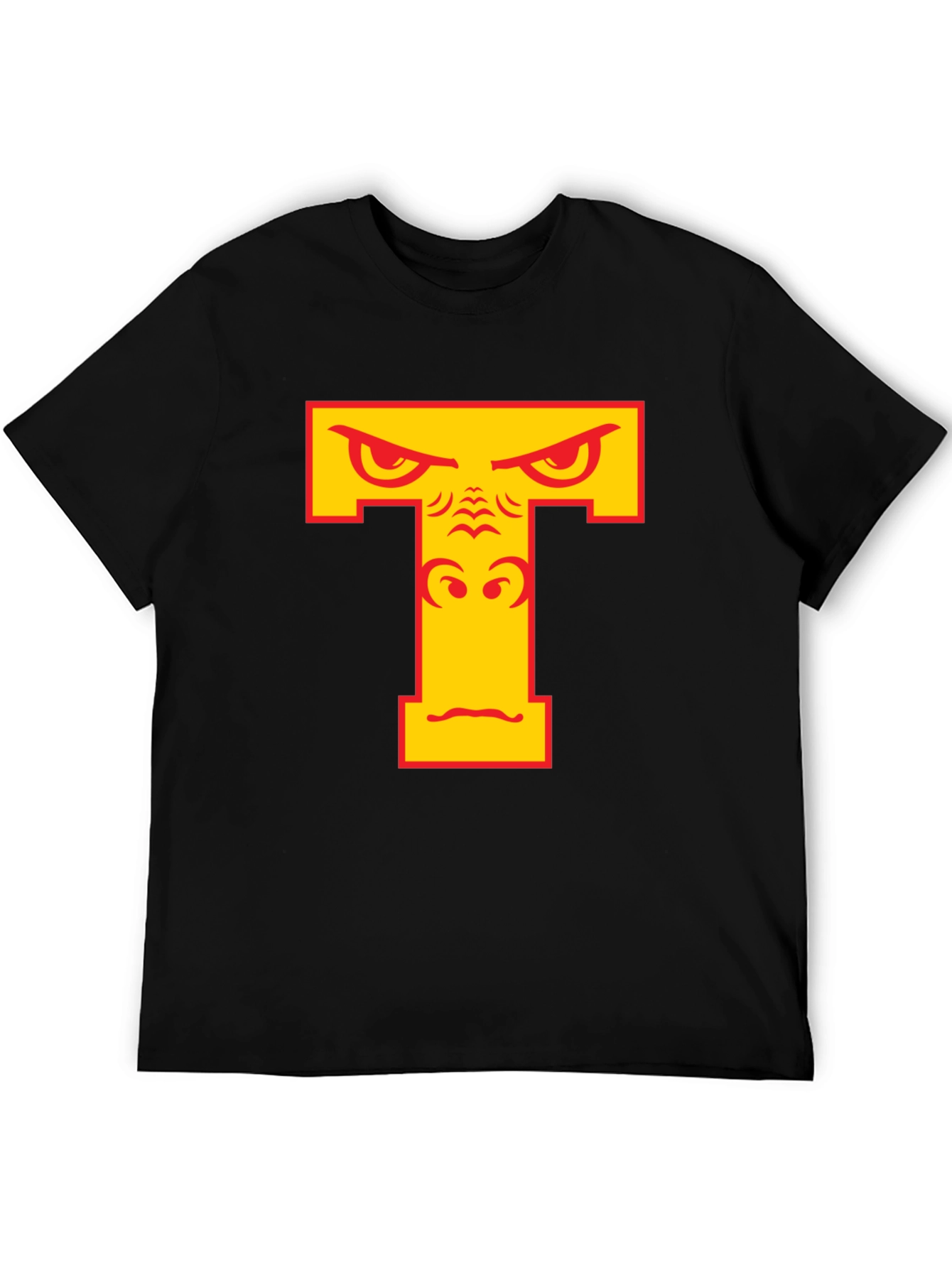 Angry Gorilla T Graphic Black T-Shirt