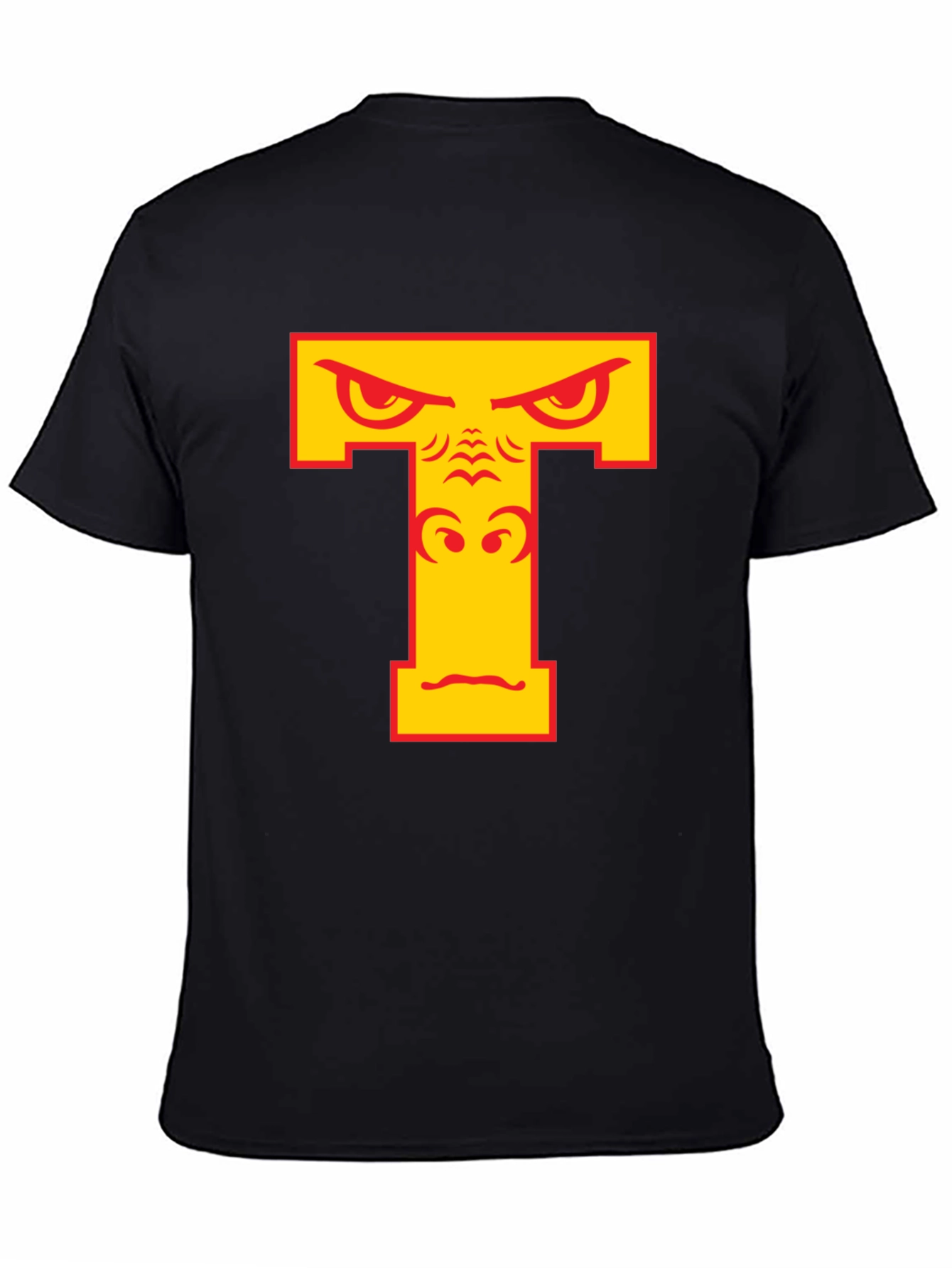 Angry Gorilla T Graphic Black T-Shirt