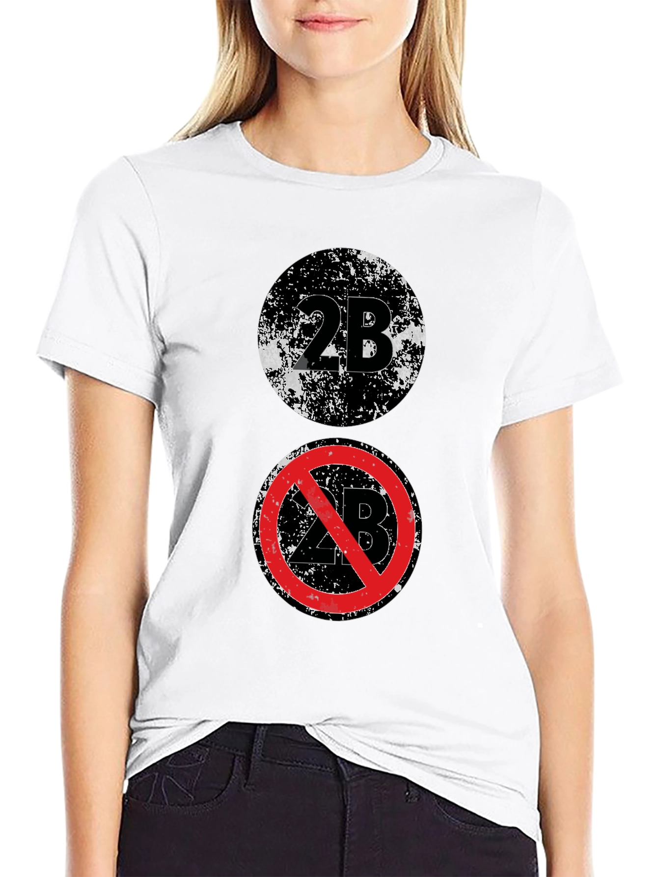 2B T-Shirt - Graphic Print Cotton Tee
