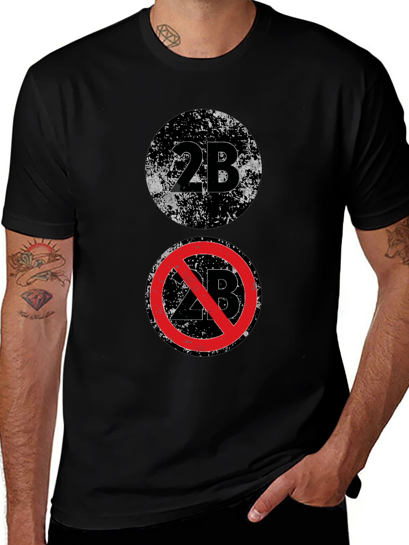 2B T-Shirt - Graphic Print Cotton Tee