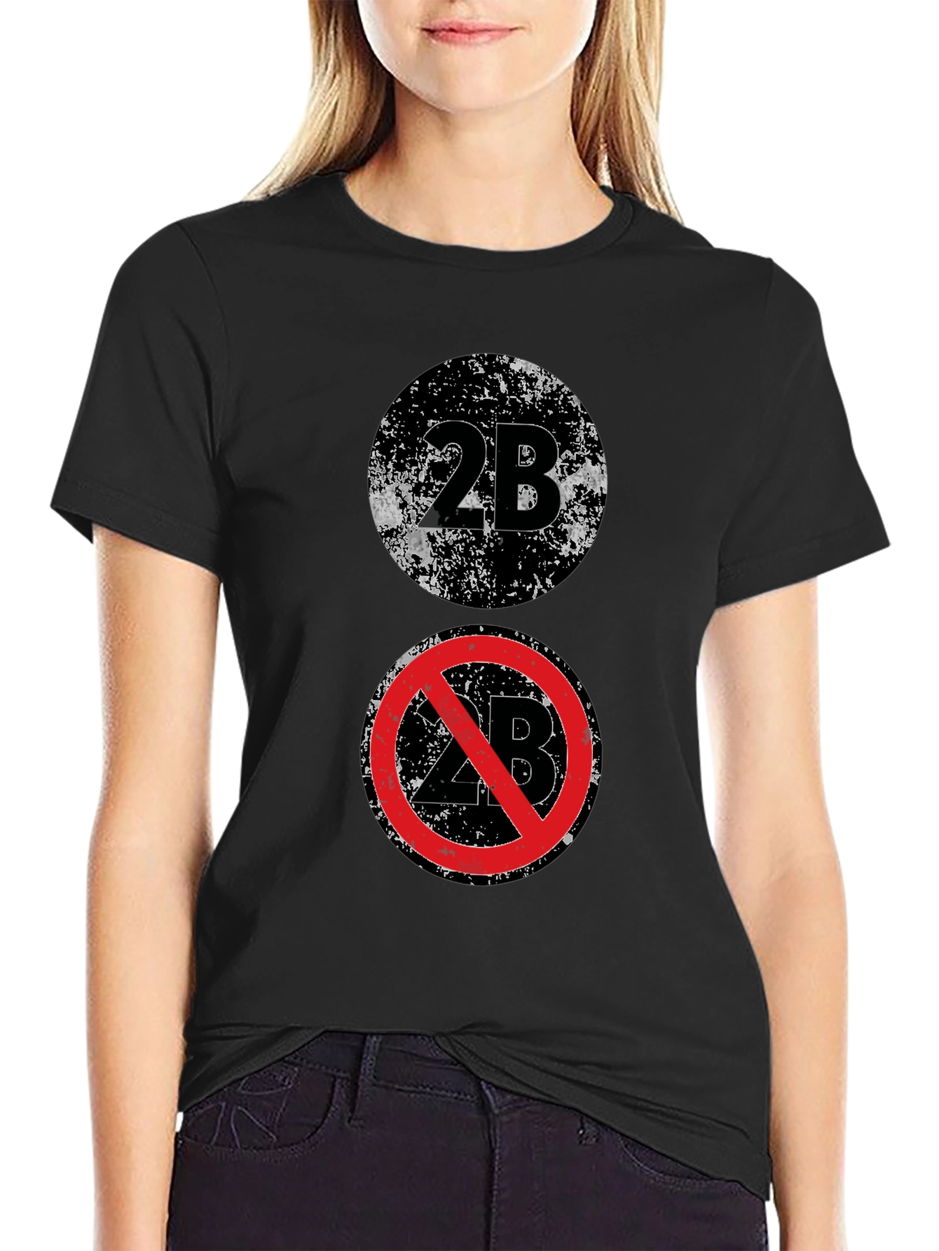 2B T-Shirt - Graphic Print Cotton Tee