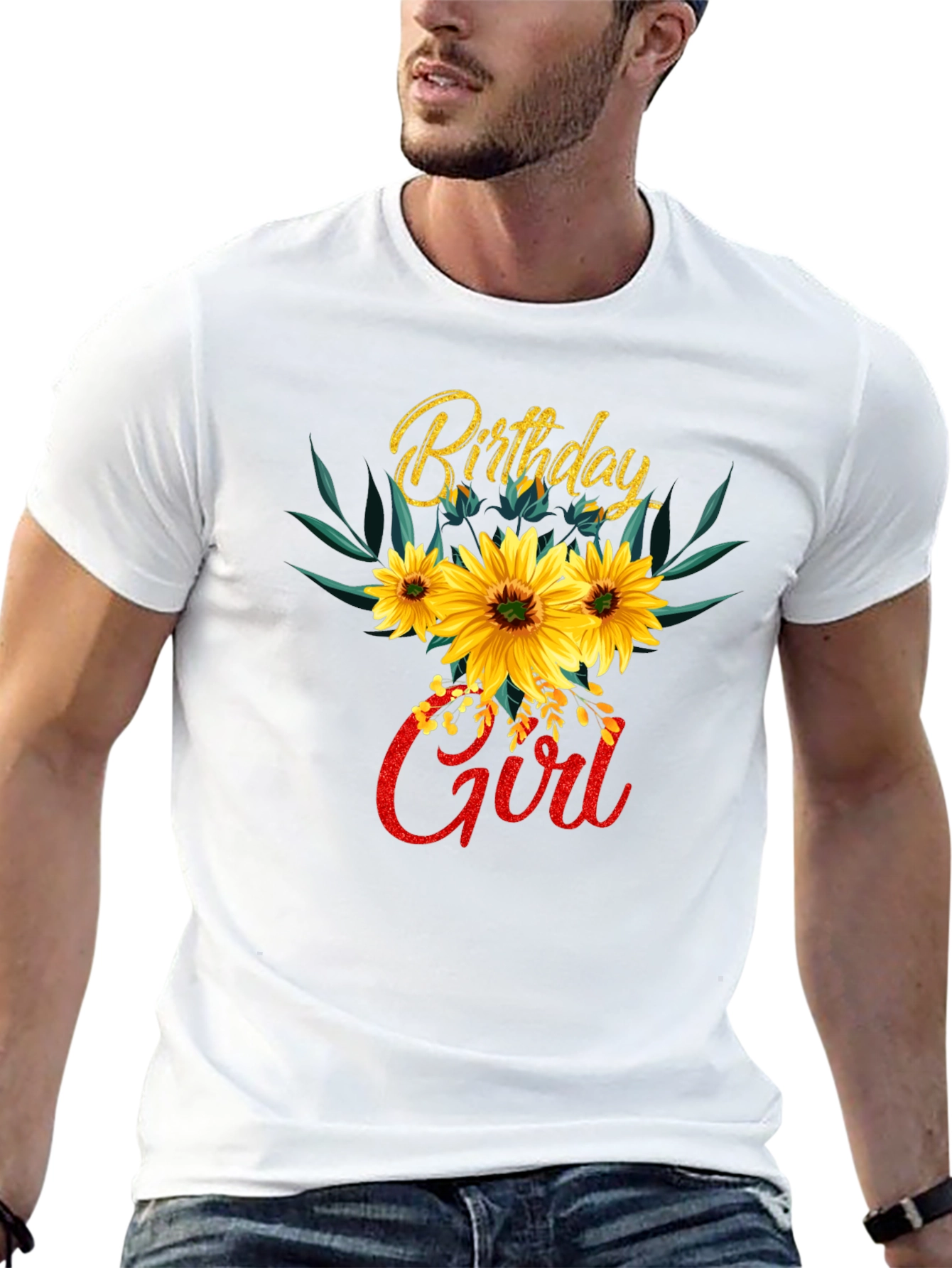 Birthday Girl Sunflower T-Shirt