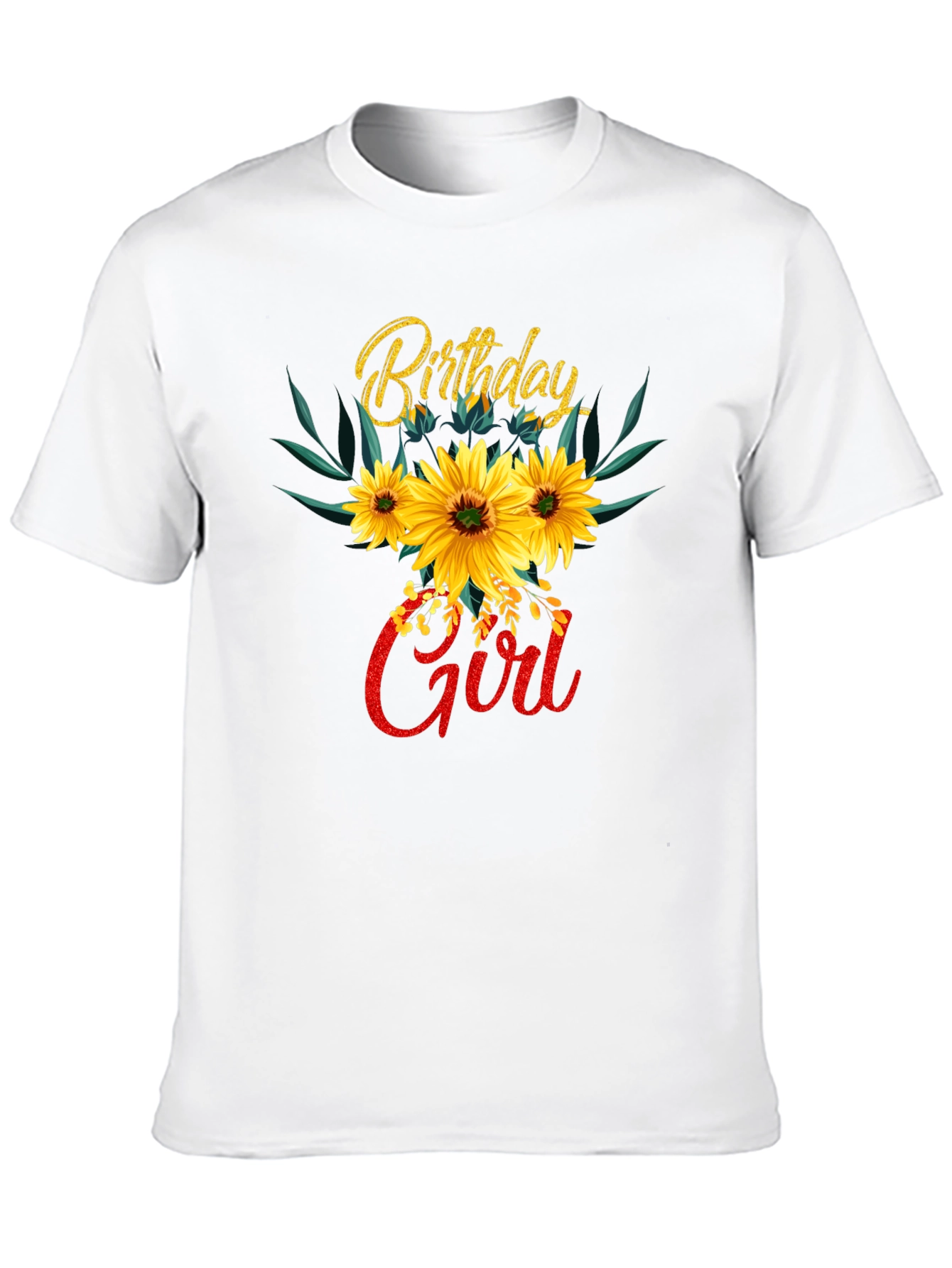Birthday Girl Sunflower T-Shirt