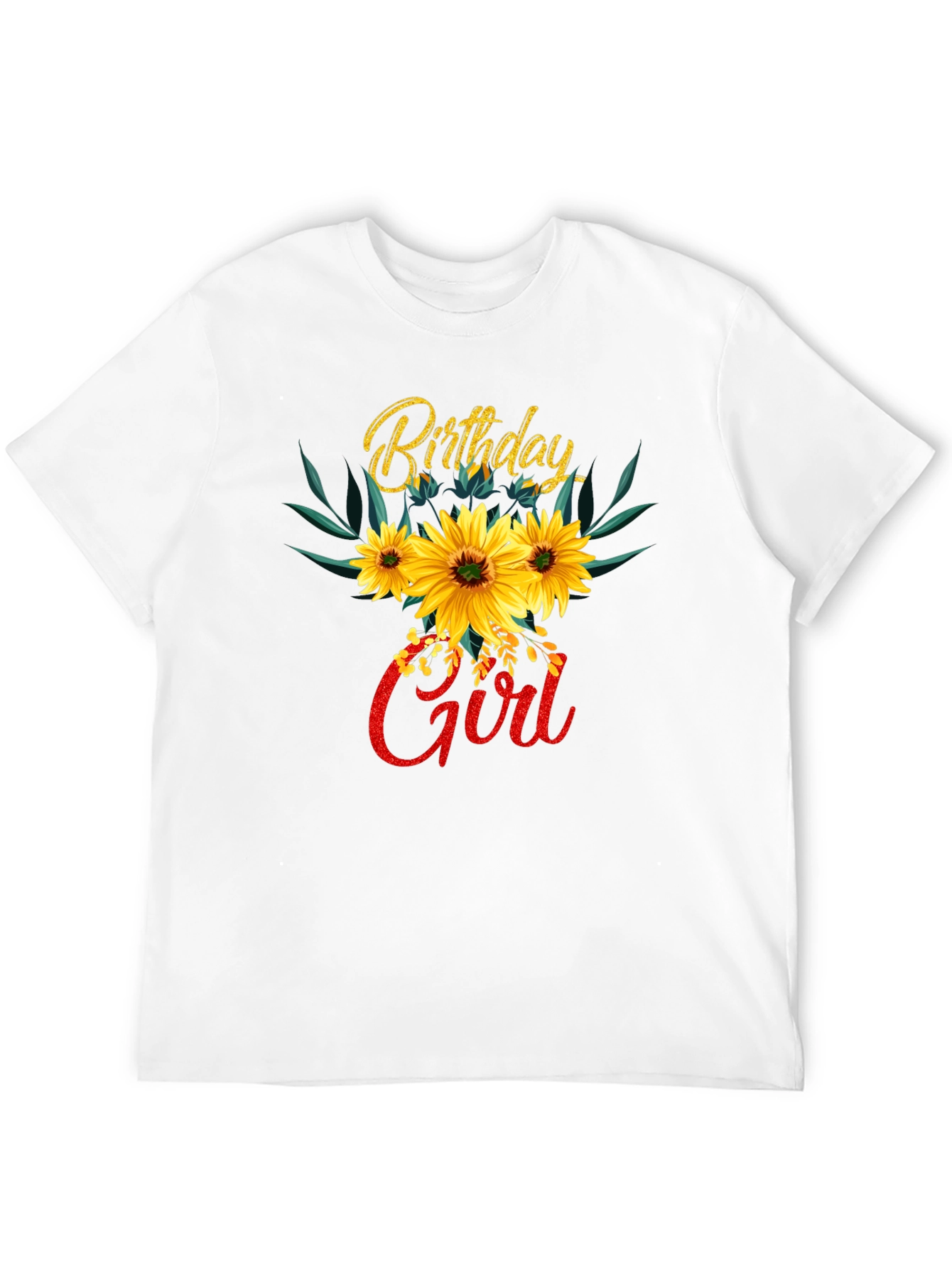 Birthday Girl Sunflower T-Shirt