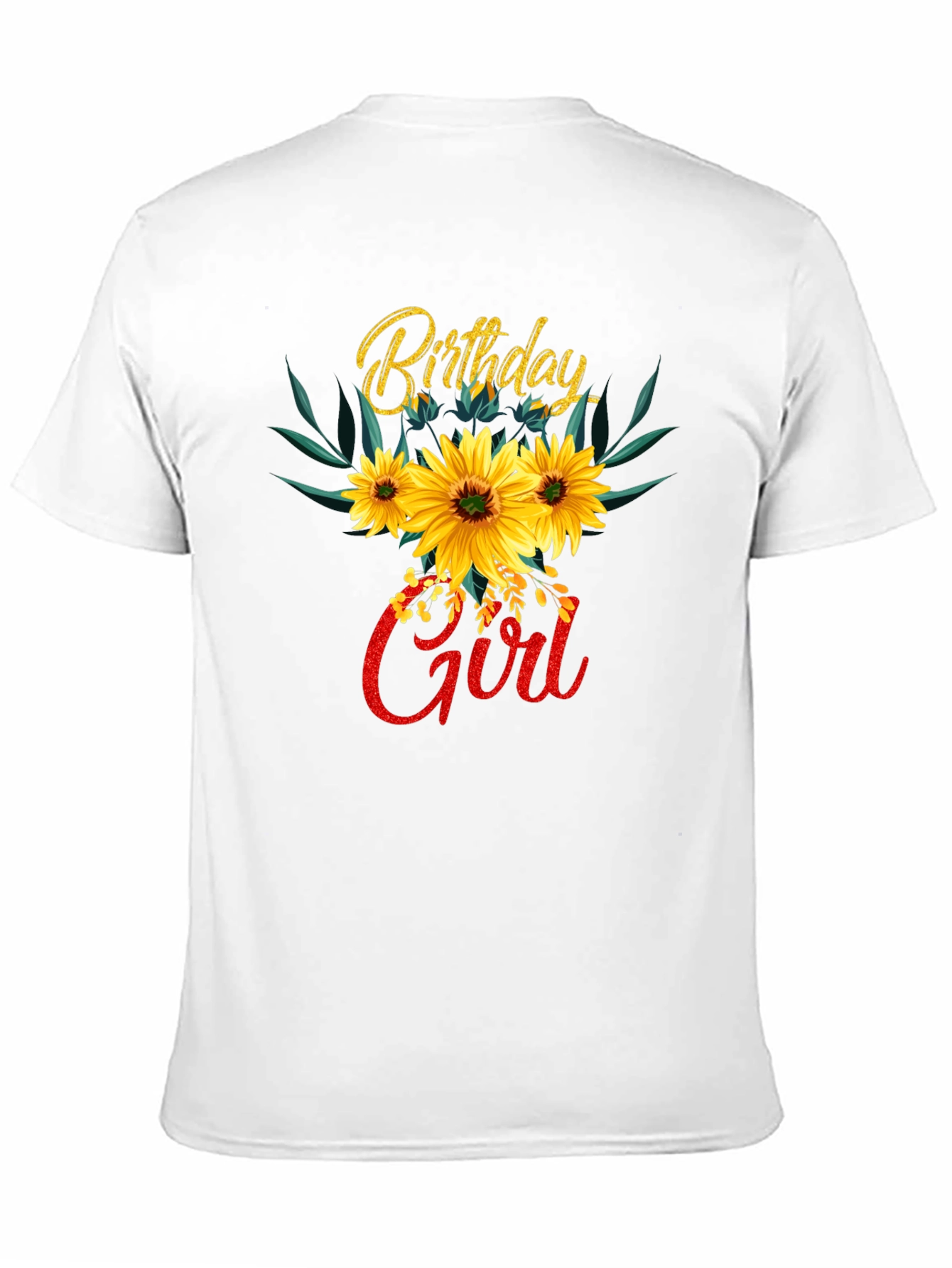 Birthday Girl Sunflower T-Shirt