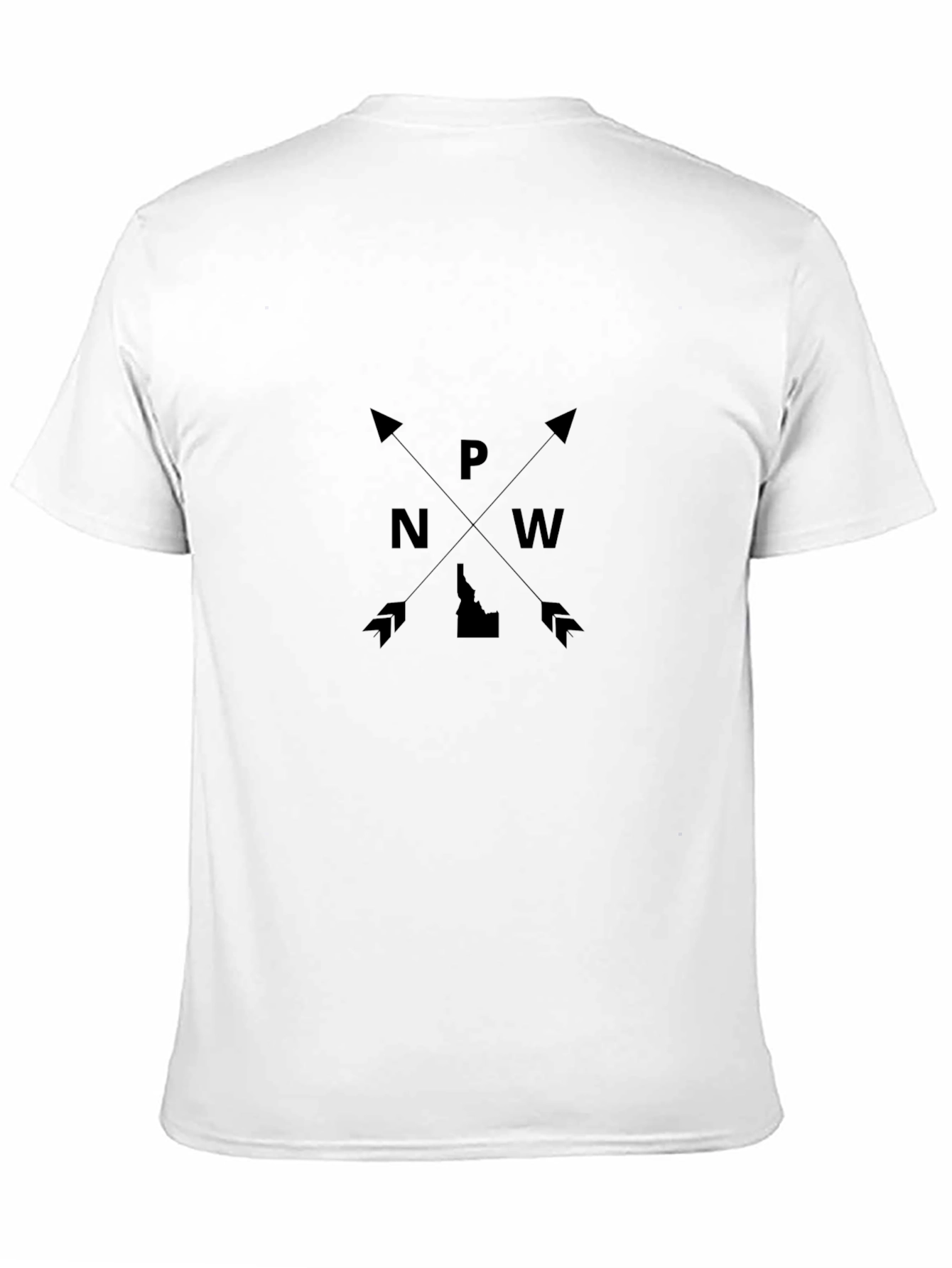 PNW Idaho Arrow Compass Graphic Tee