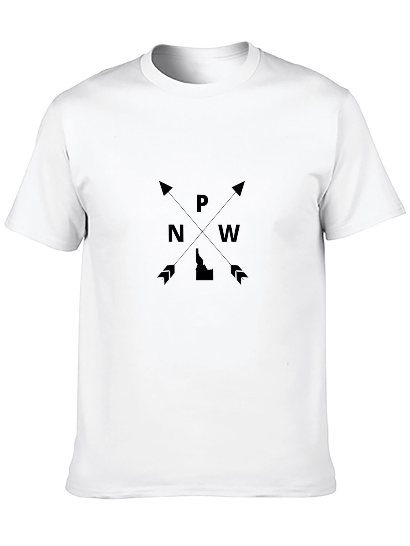 PNW Idaho Arrow Compass Graphic Tee