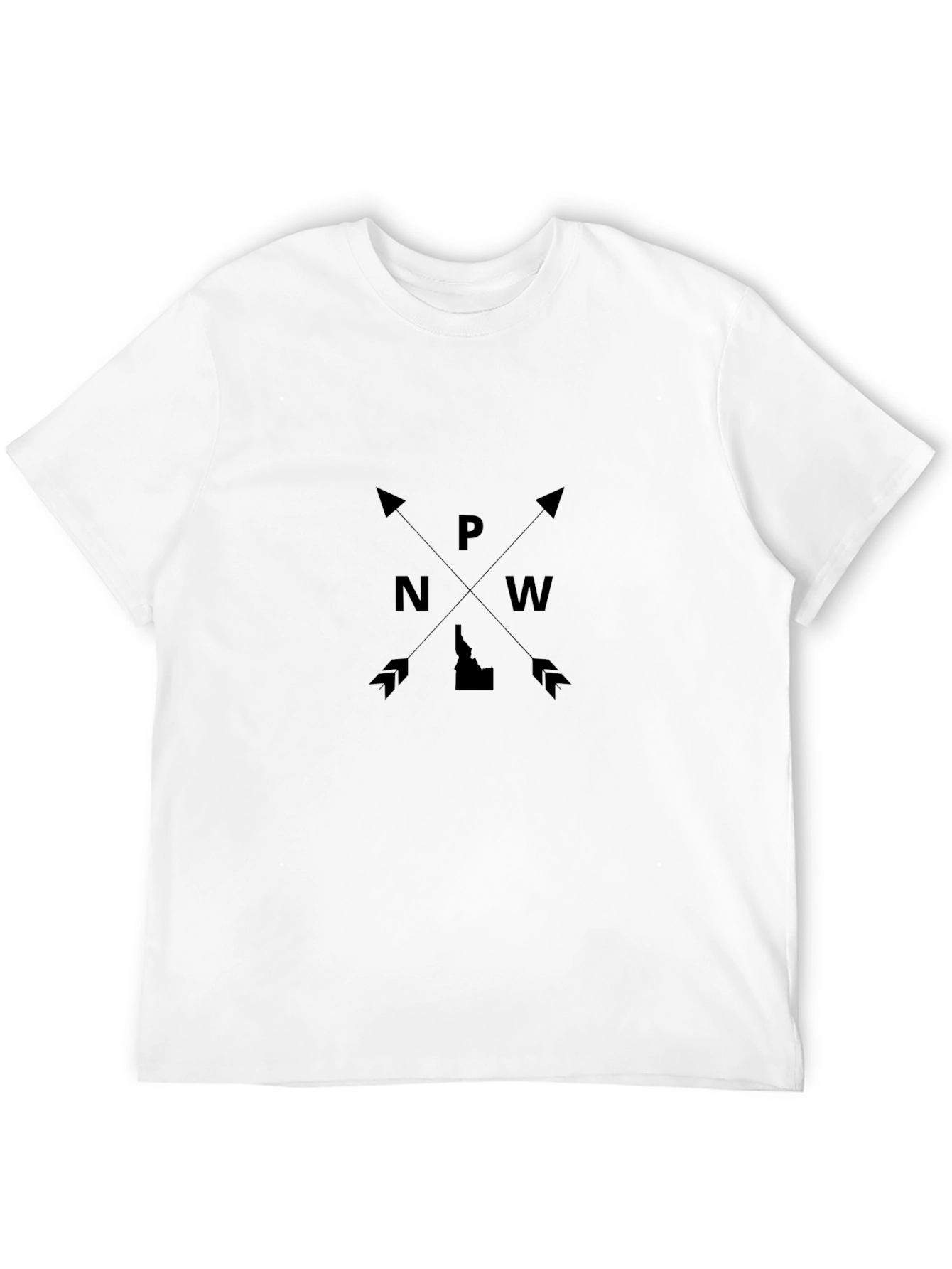 PNW Idaho Arrow Compass Graphic Tee