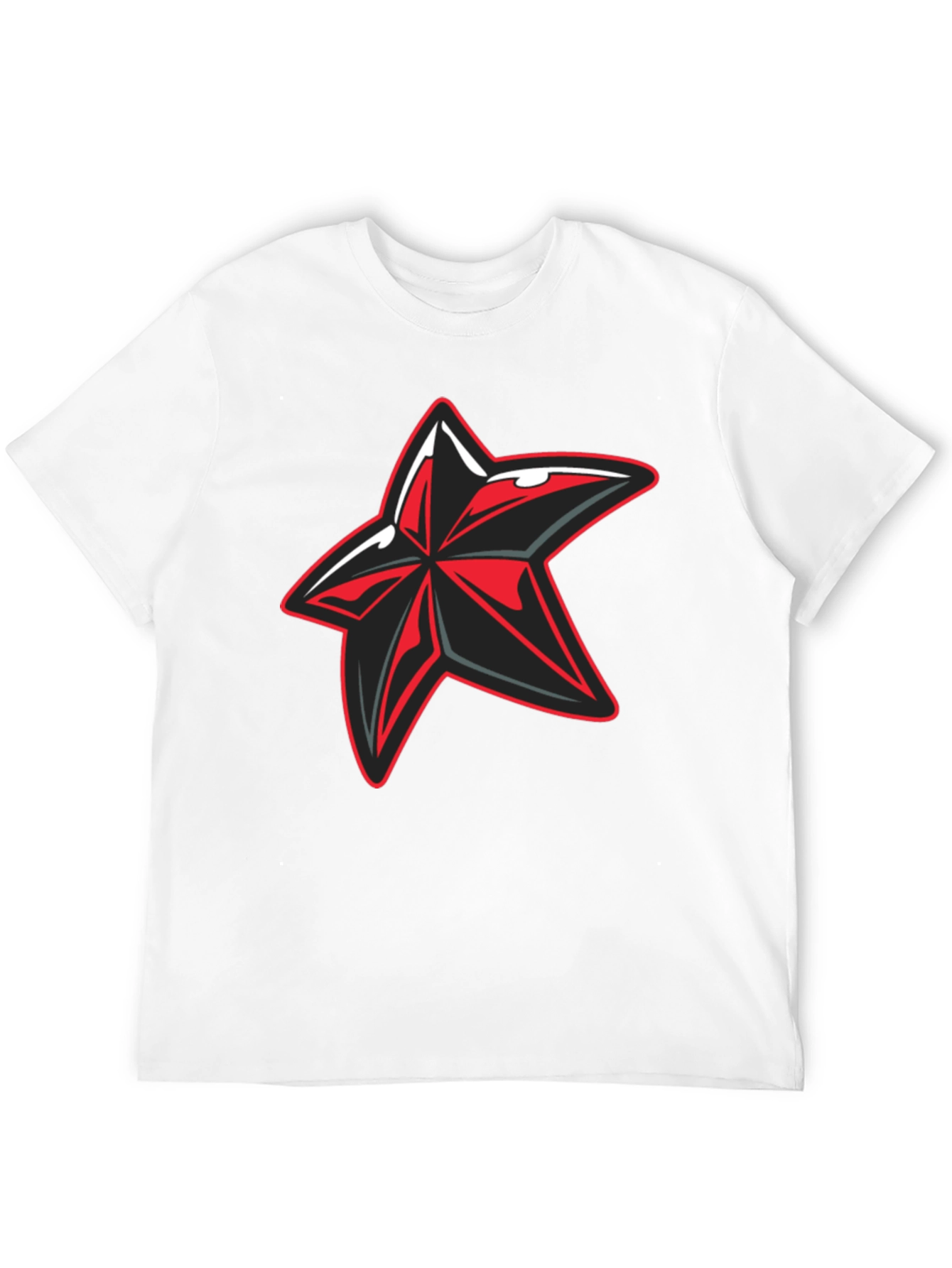 Edgy Graphic Star T-Shirt