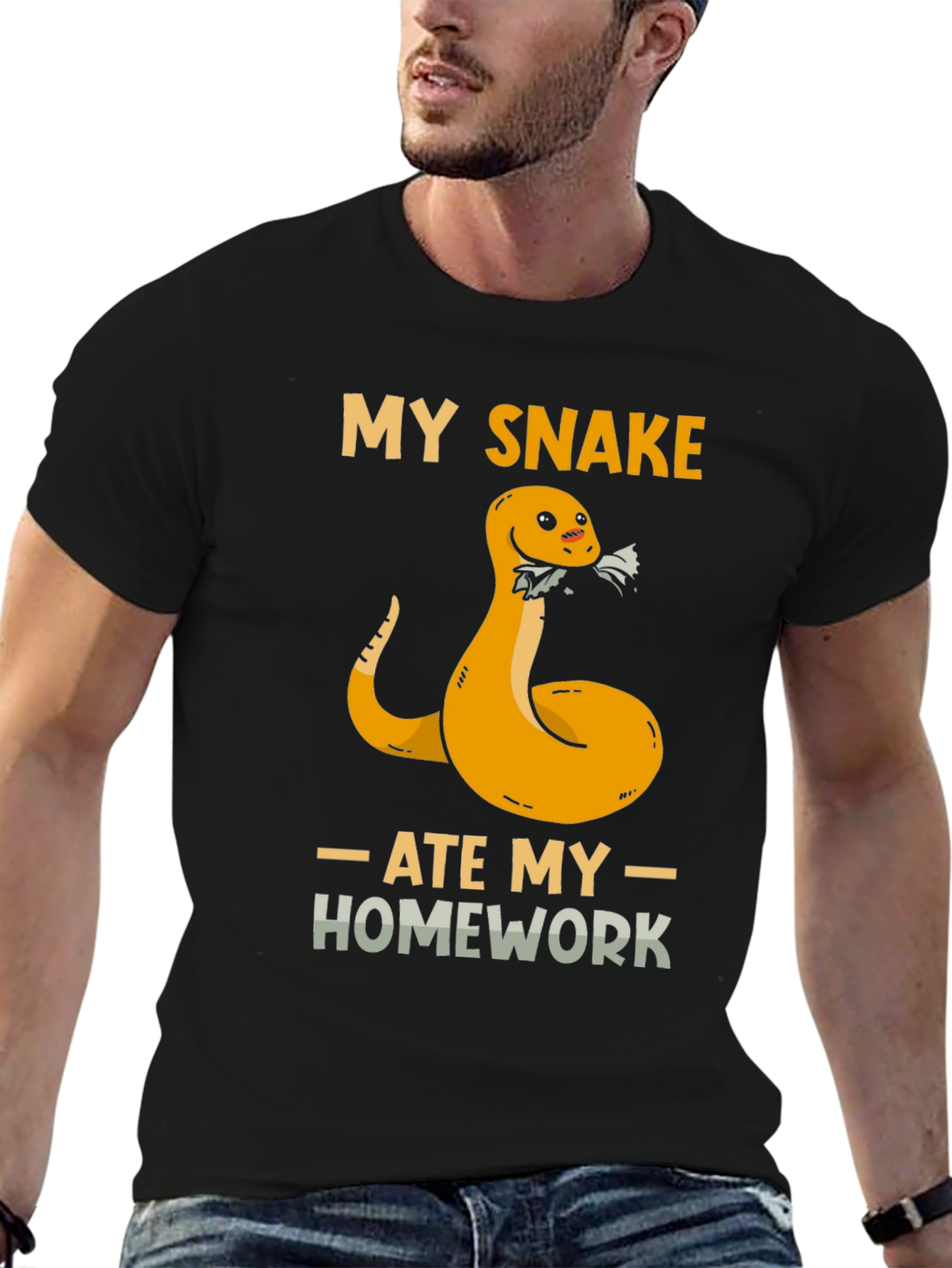 My Snake Ate My Homework Graphic T-Shirt