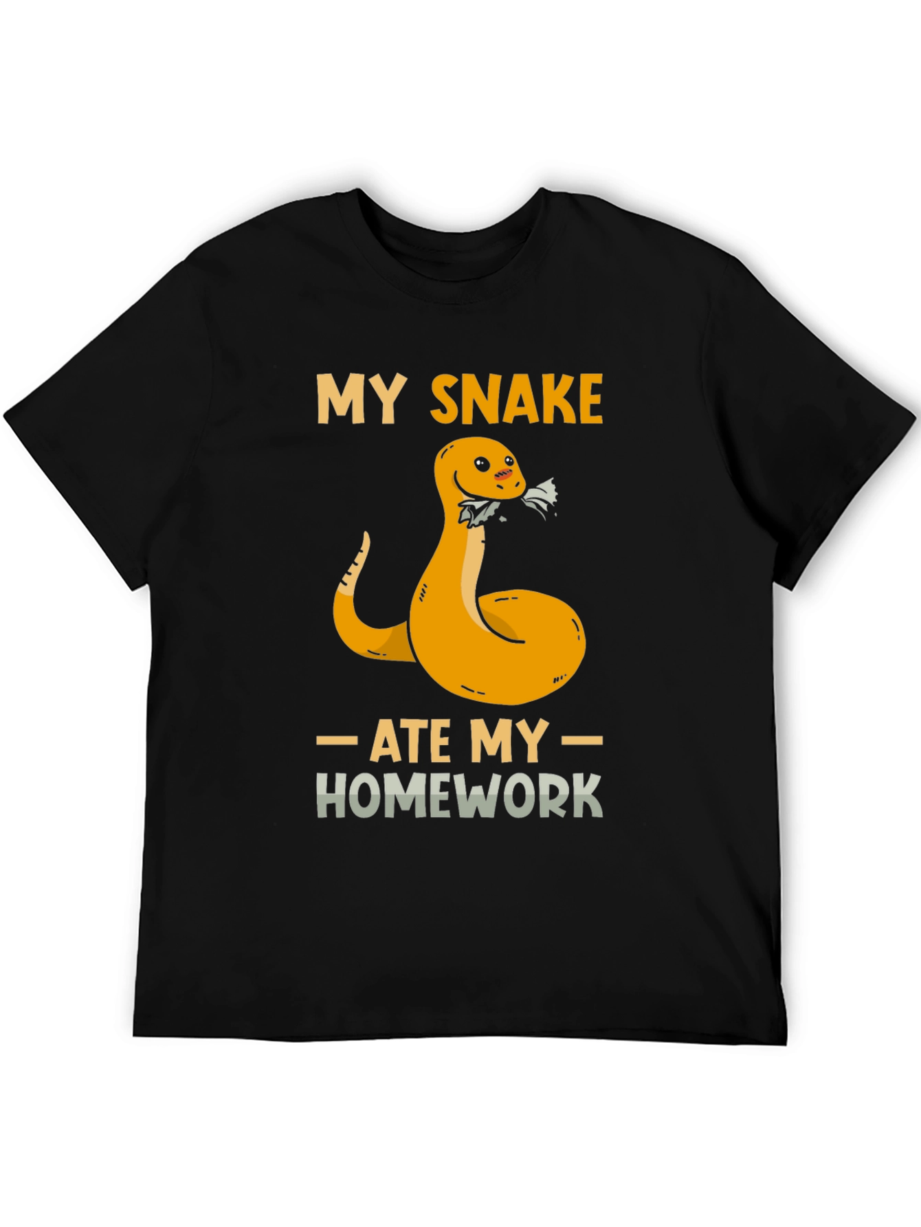 My Snake Ate My Homework Graphic T-Shirt