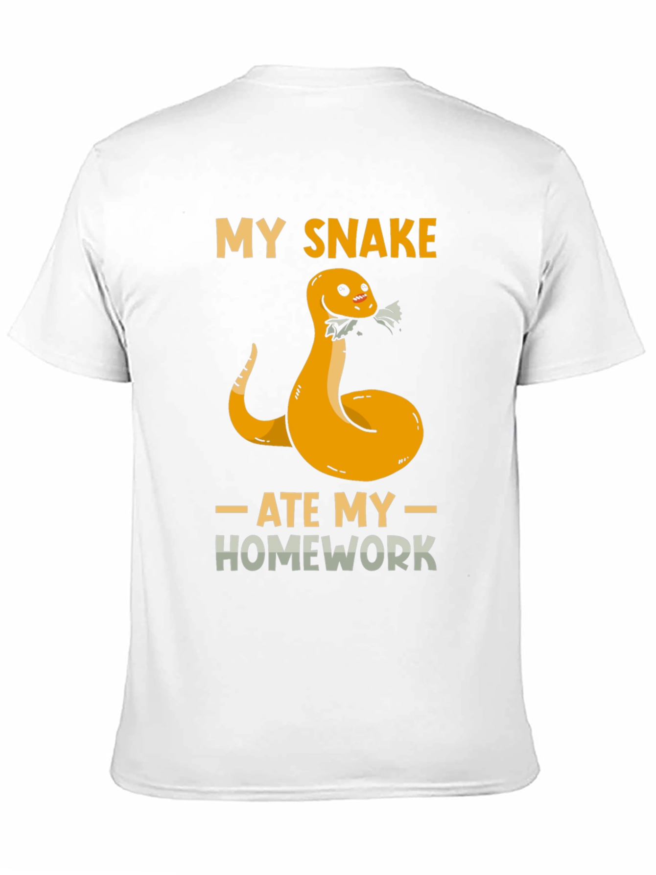 My Snake Ate My Homework Graphic T-Shirt