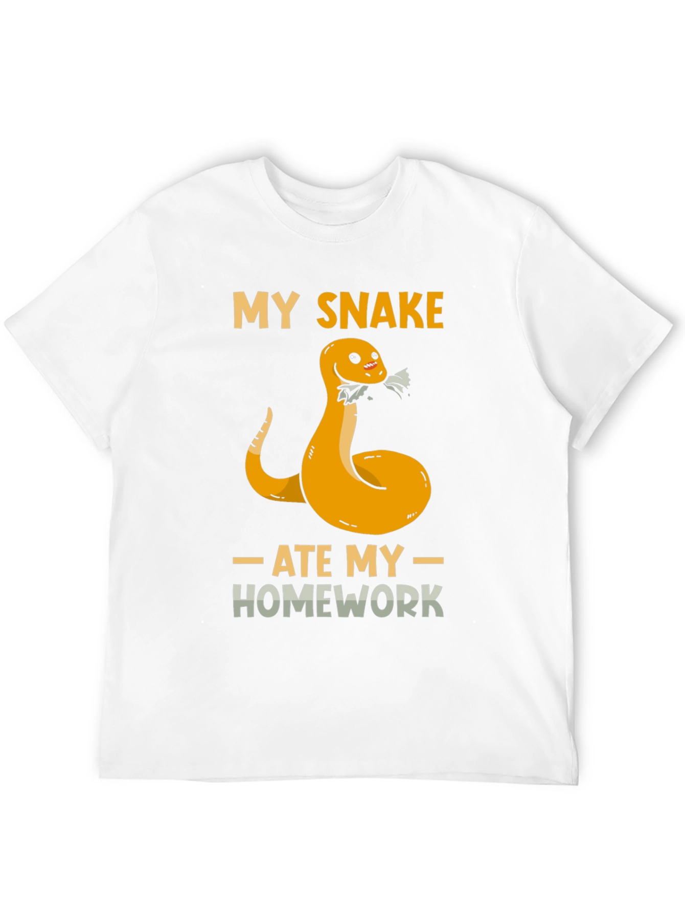 My Snake Ate My Homework Graphic T-Shirt