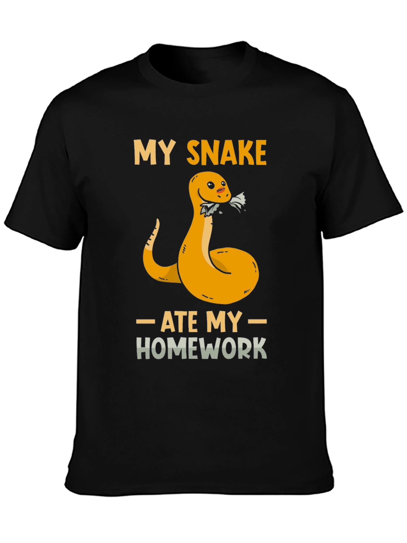 My Snake Ate My Homework Graphic T-Shirt