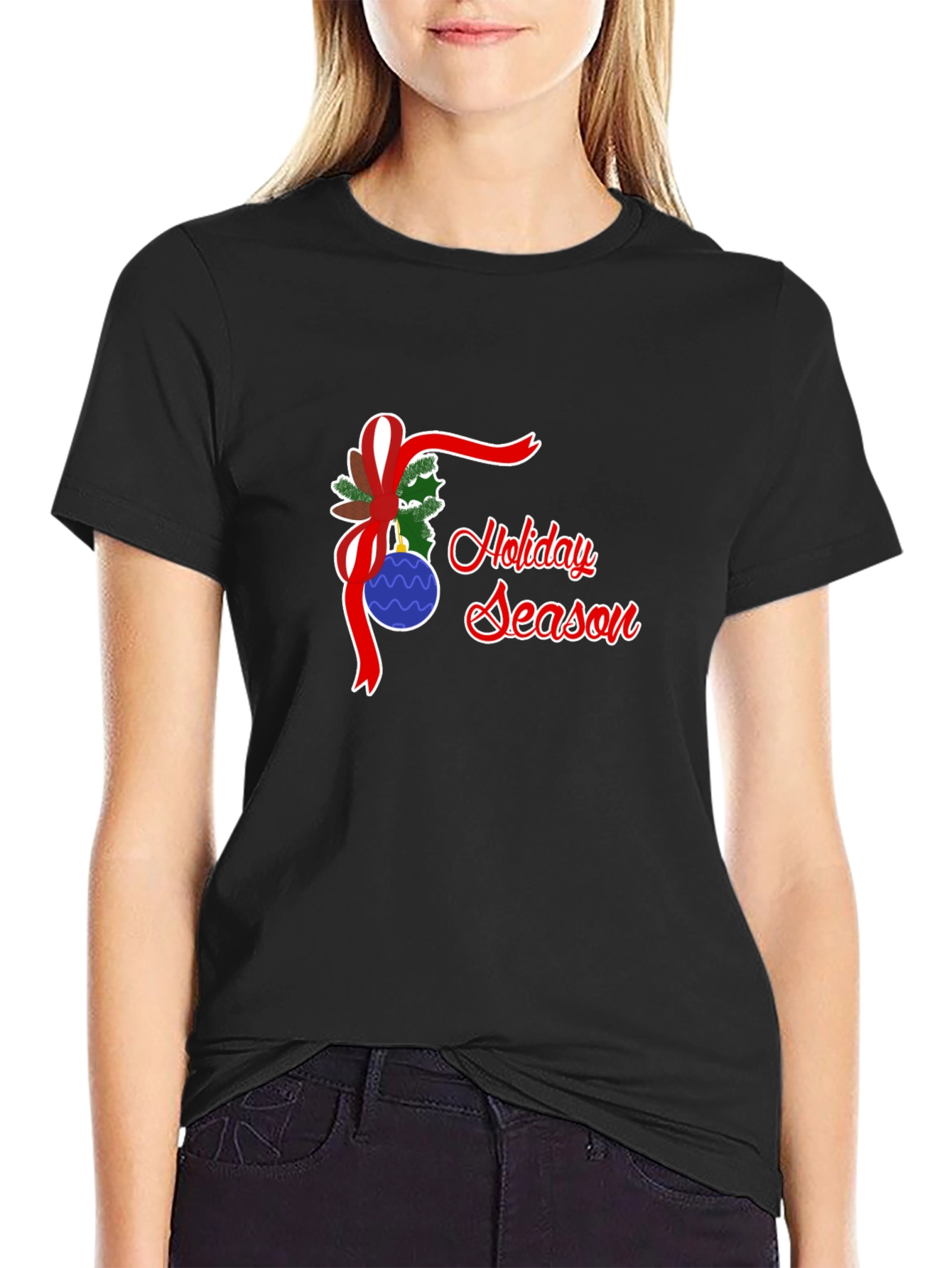 Holiday Season Graphic T-Shirt - Festive Style