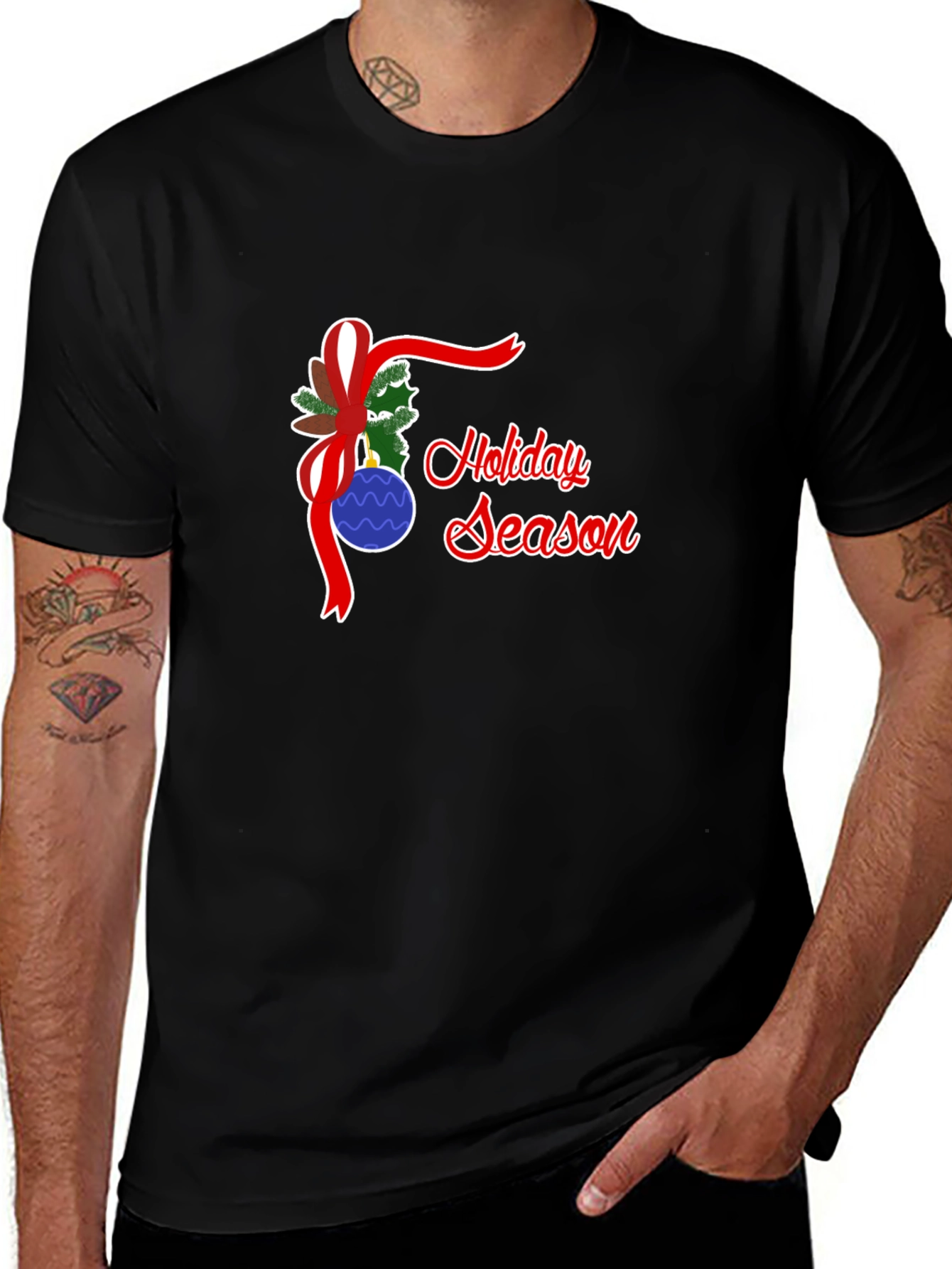 Holiday Season Graphic T-Shirt - Festive Style