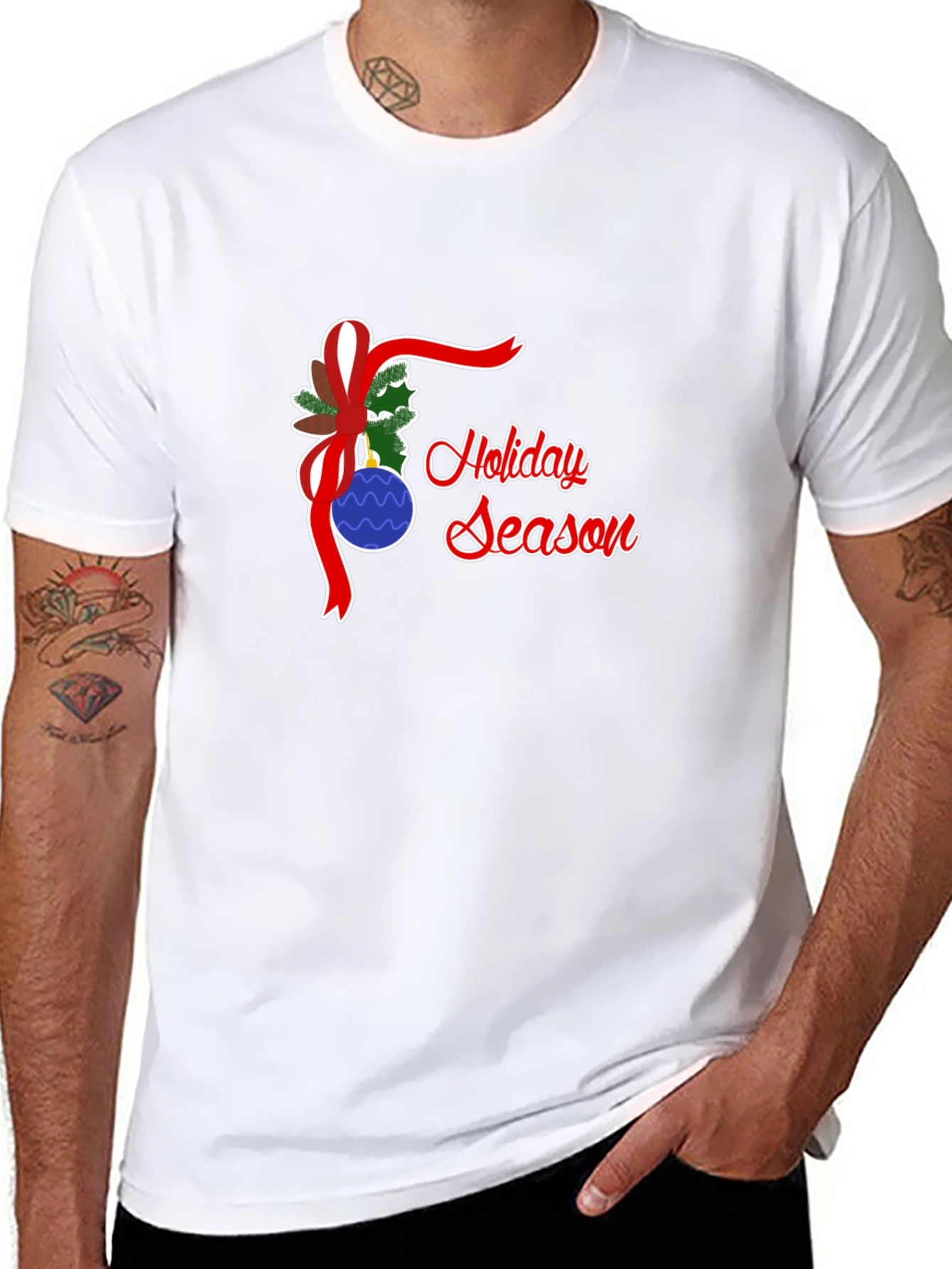 Holiday Season Graphic T-Shirt - Festive Style