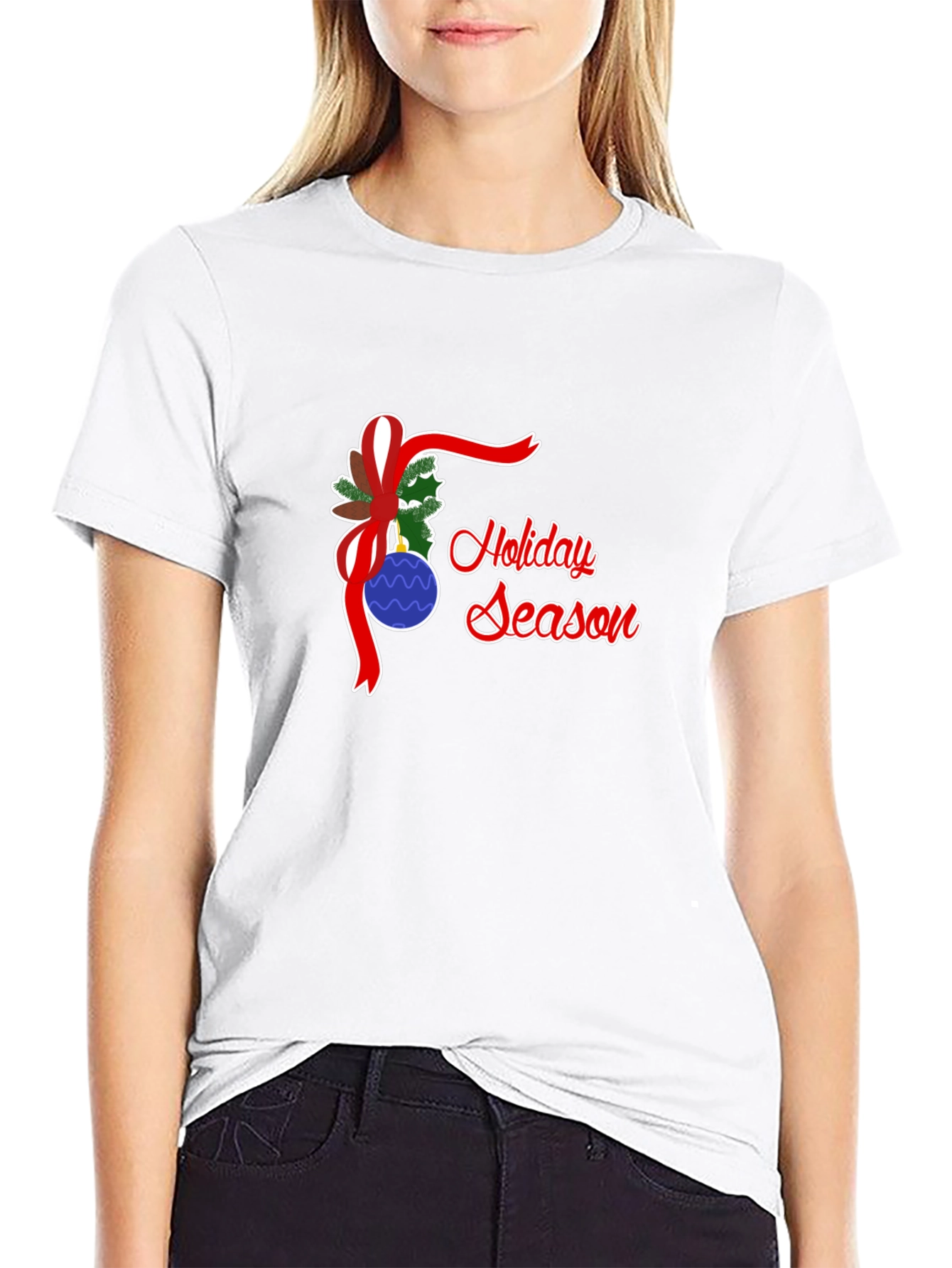 Holiday Season Graphic T-Shirt - Festive Style