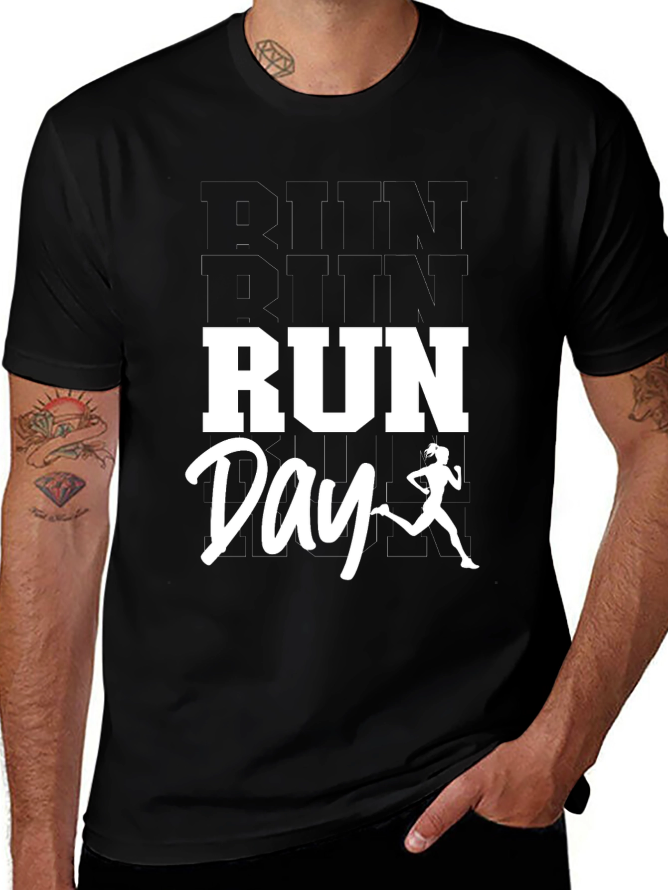 Run Day T-Shirt - Comfortable Everyday Wear