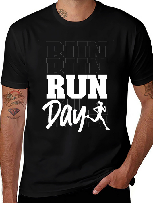 Run Day T-Shirt - Comfortable Everyday Wear