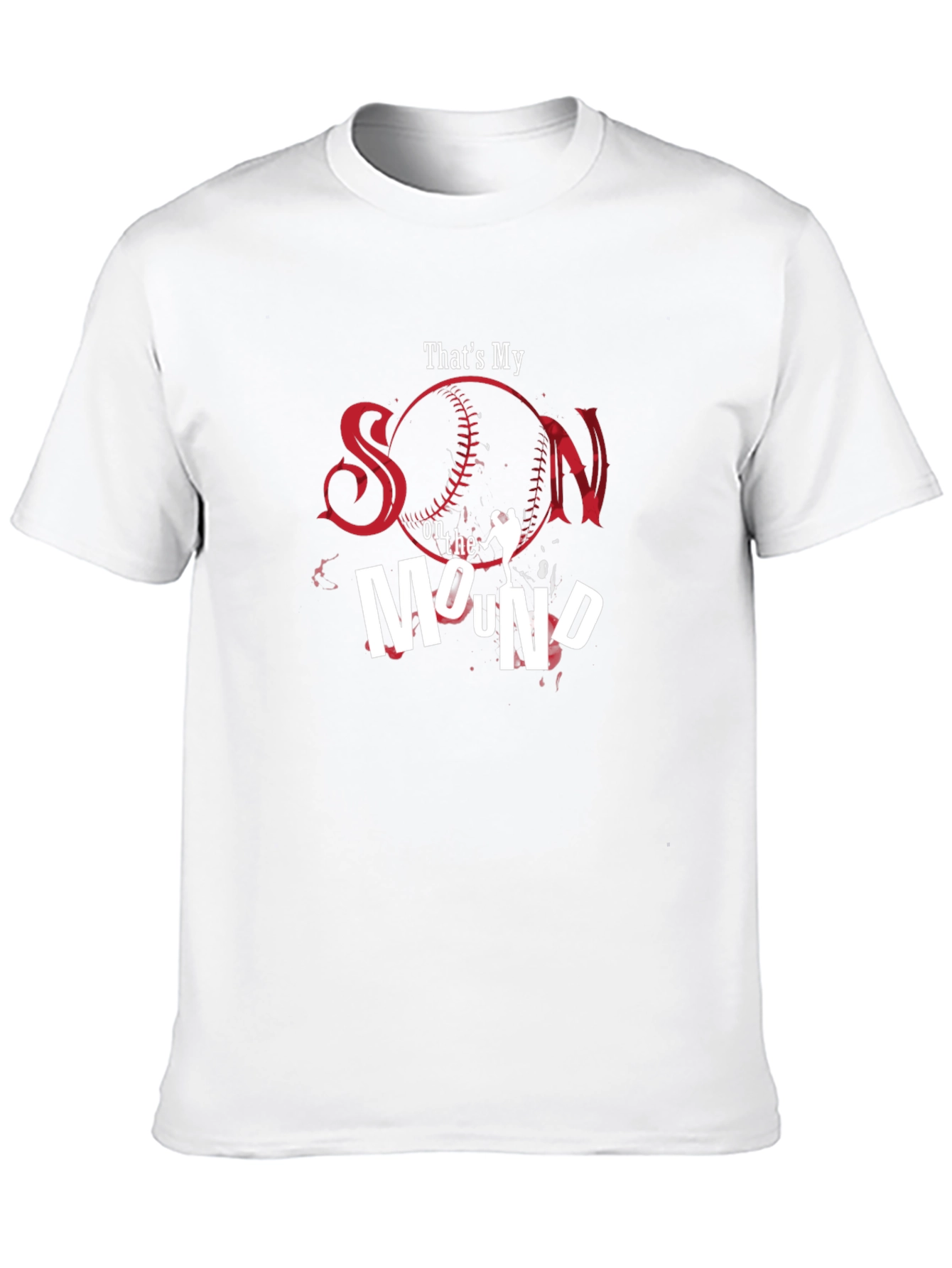 Thats My Son on the Mound Baseball T-Shirt