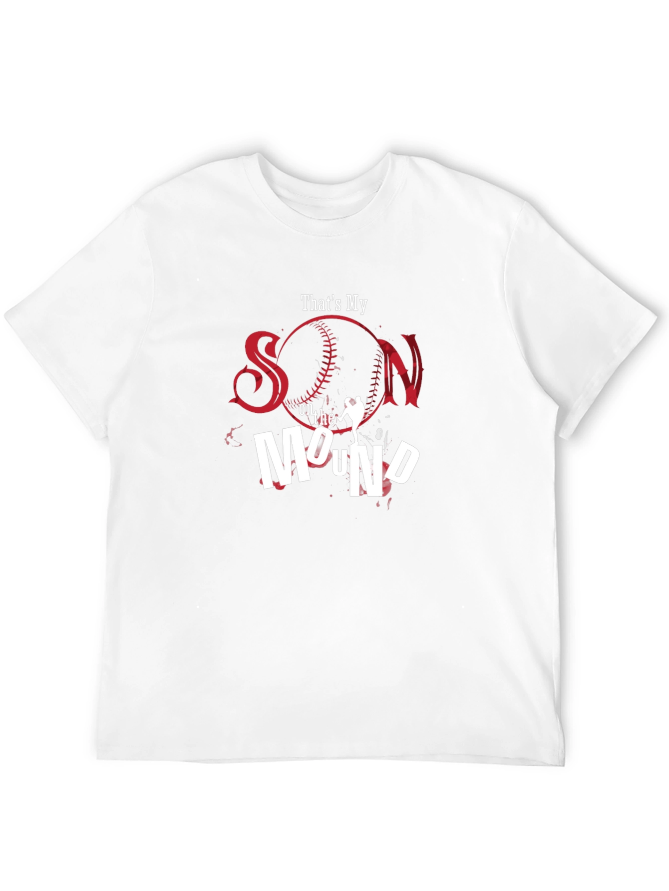 Thats My Son on the Mound Baseball T-Shirt