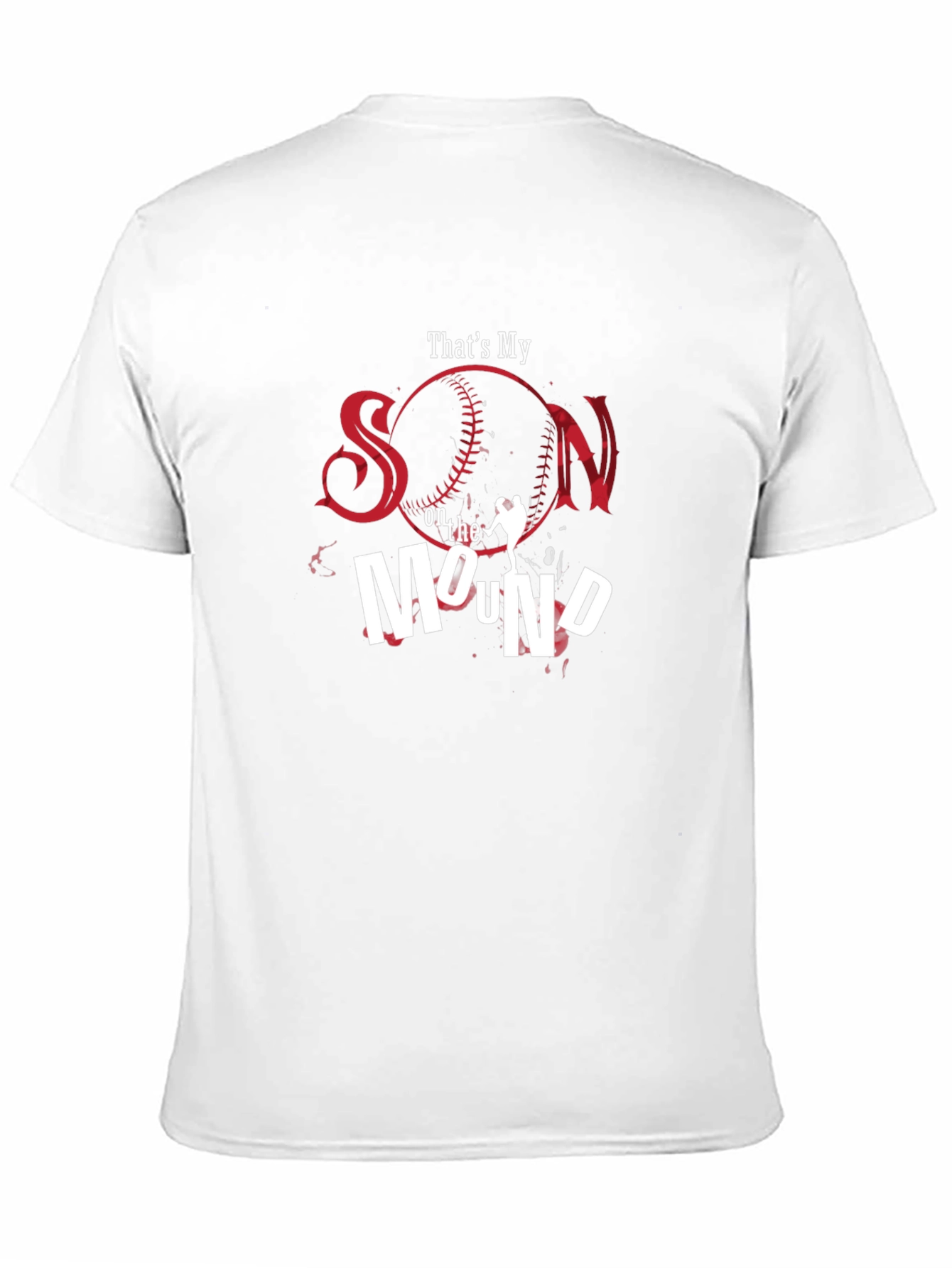 Thats My Son on the Mound Baseball T-Shirt