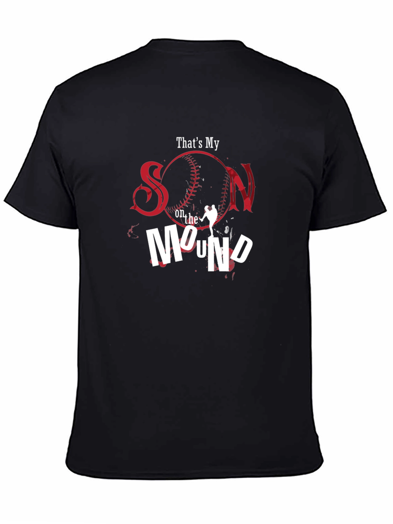 Thats My Son on the Mound Baseball T-Shirt