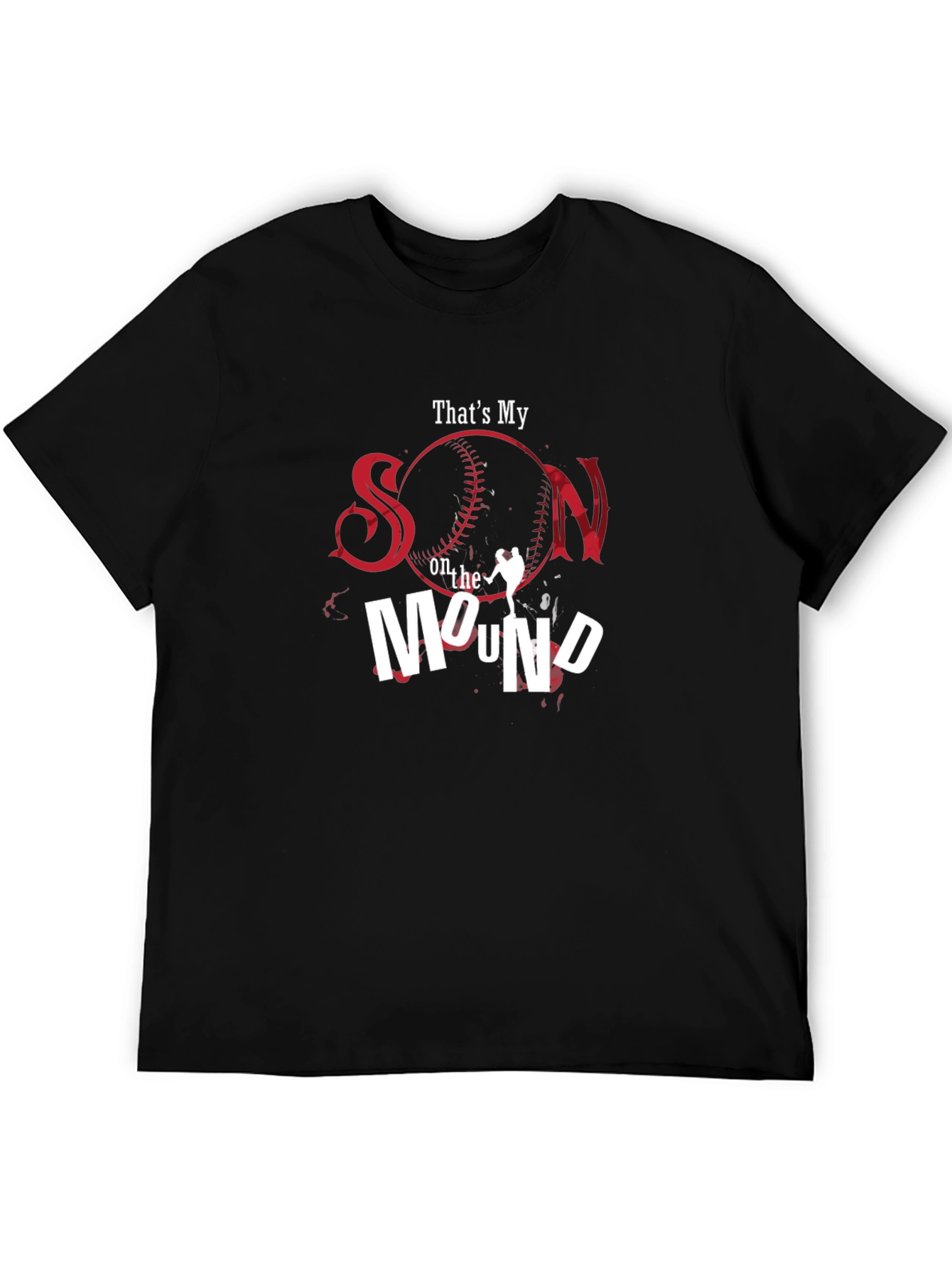 Thats My Son on the Mound Baseball T-Shirt